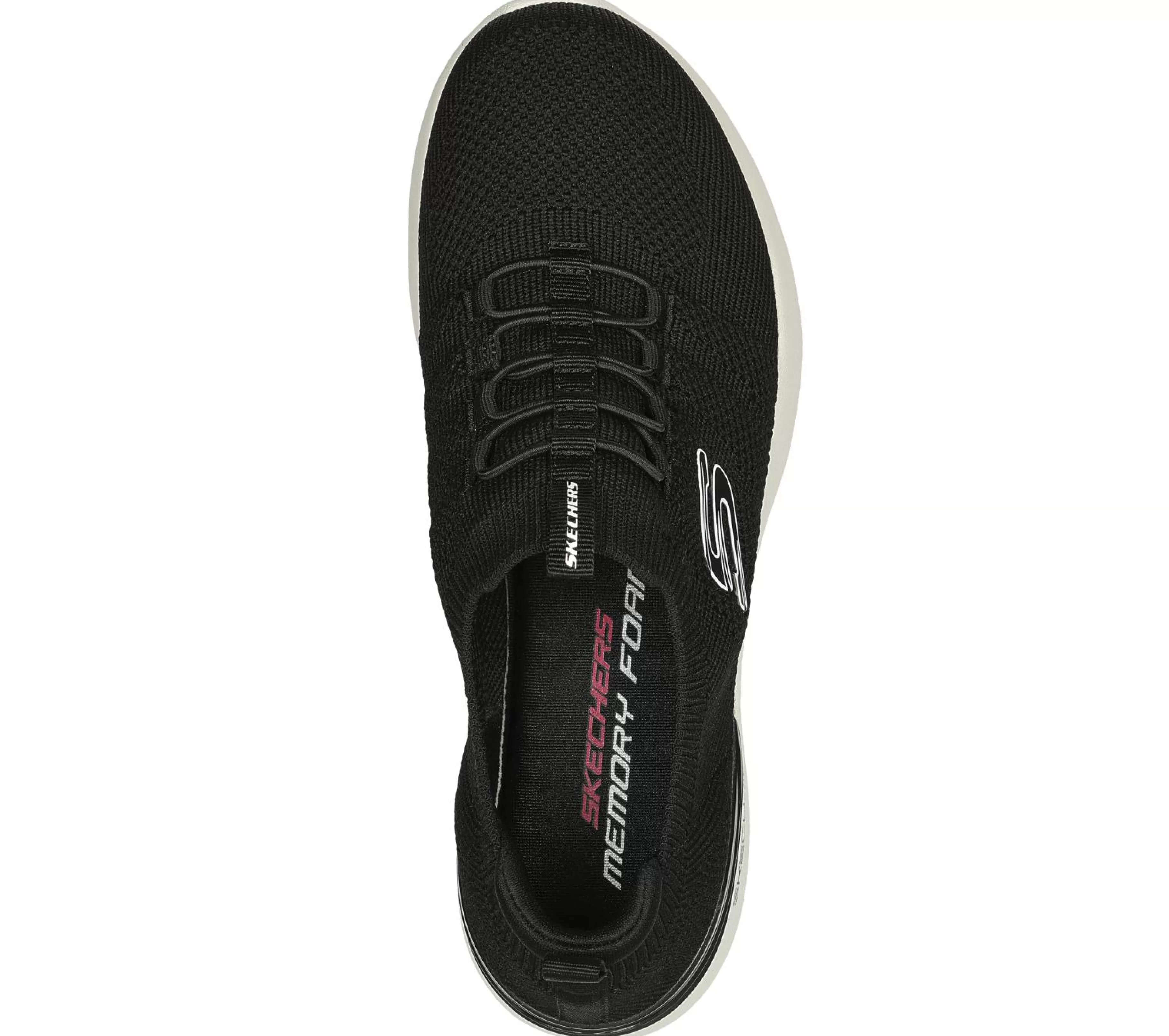 Calçado Sem Atacadores | Sapatilhas | SKECHERS Skech-Air Dynamight - Perfect Steps PRETO / BRANCO