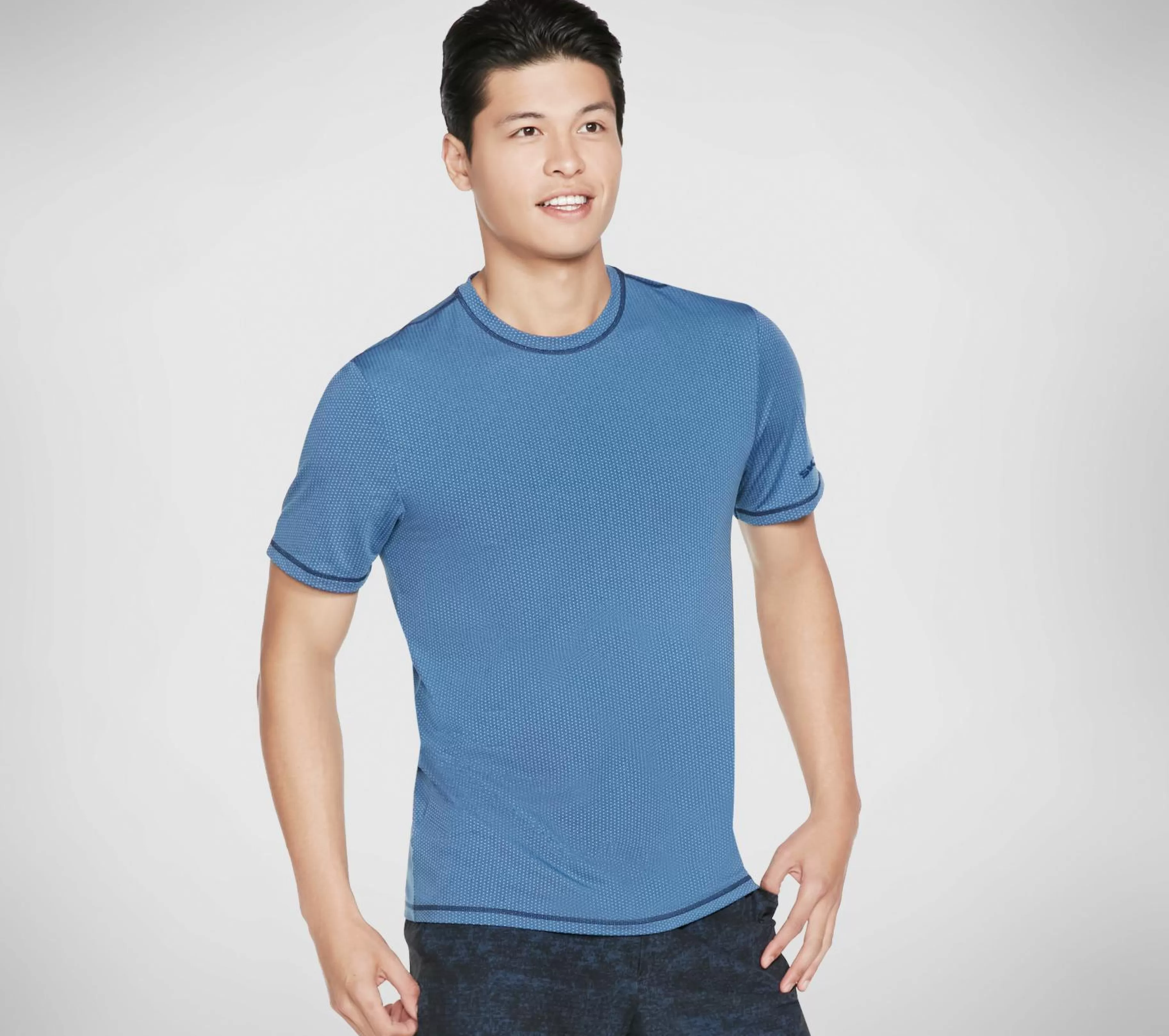 Partes De Cima | Partes De Cima | SKECHERS Apparel Kinetic Tee Shirt AZUL