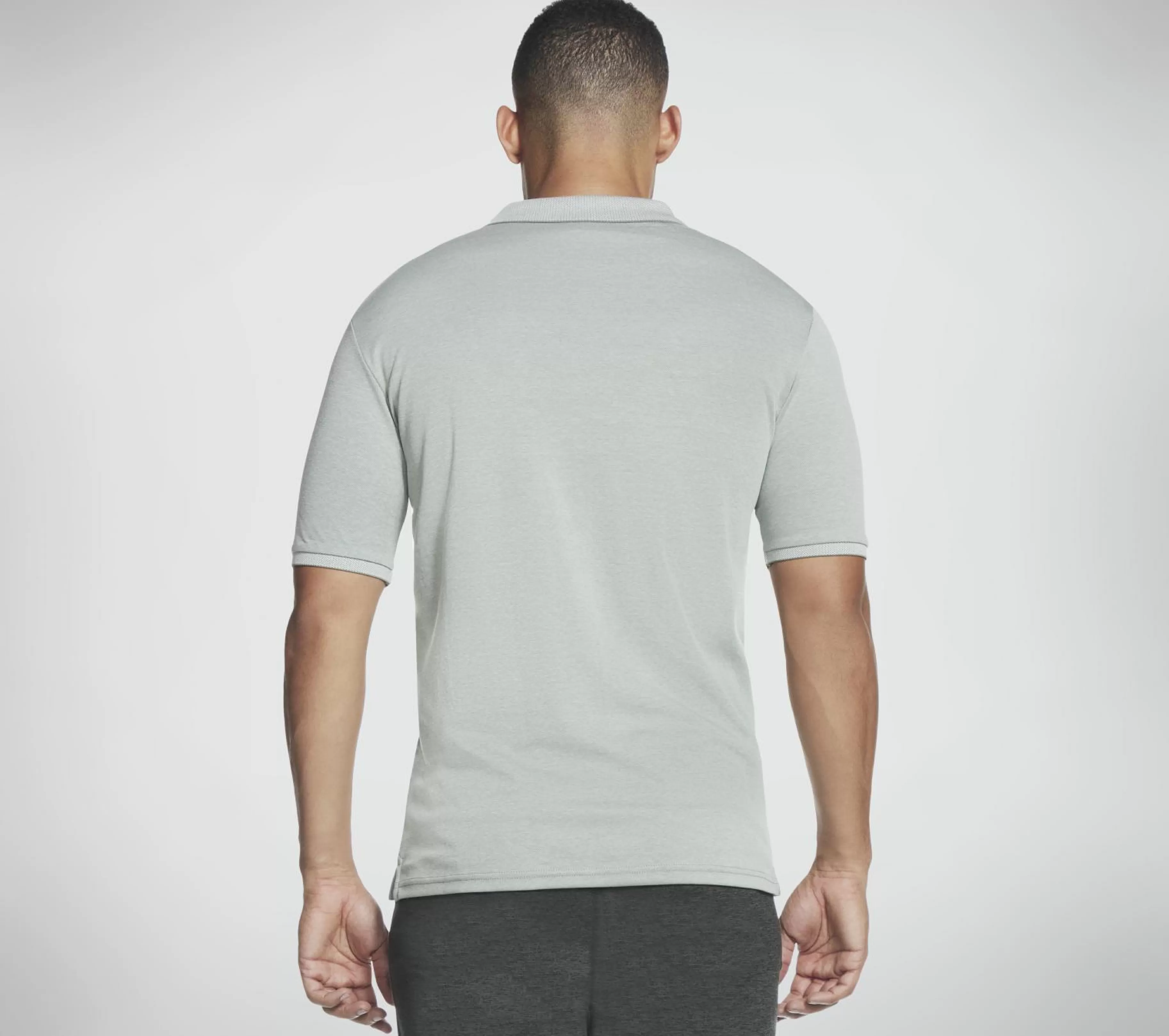 Partes De Cima | Partes De Cima | SKECHERS Apparel Off Duty Polo Shirt CINZENTO CLARO / VERDE