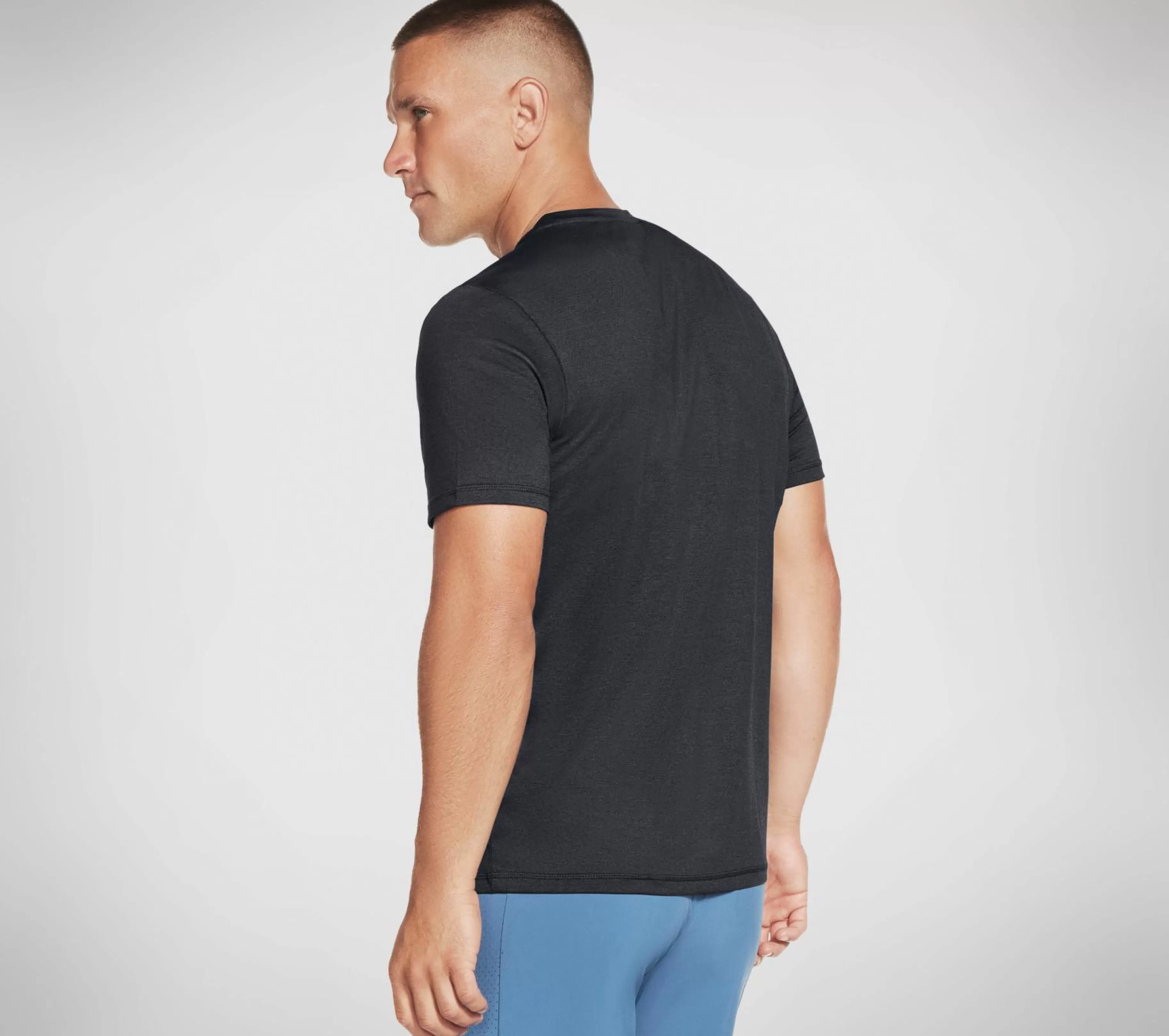 Partes De Cima | Partes De Cima | SKECHERS Apparel Skech-Air Tee Shirt PRETO