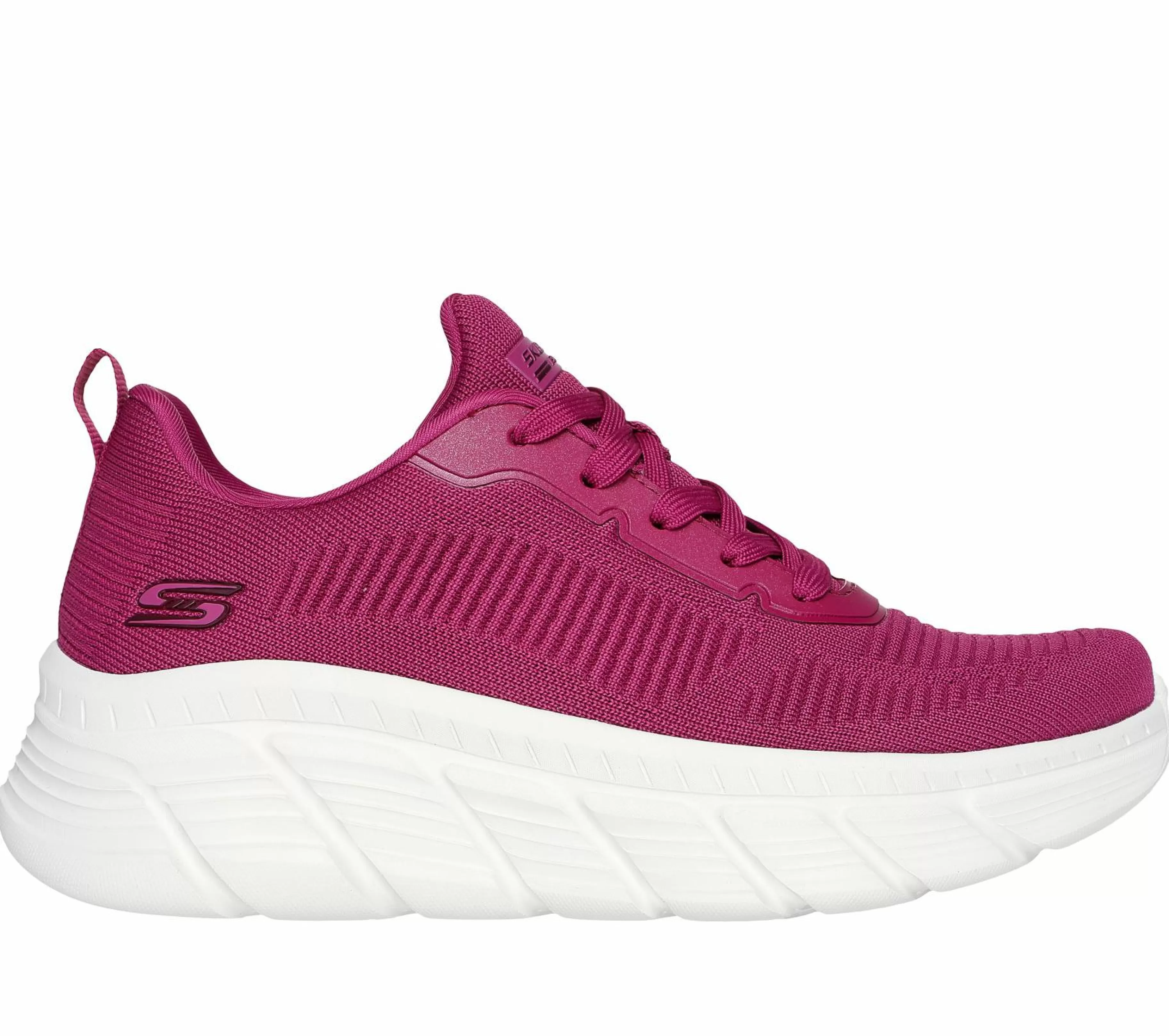 Com Atacadores | Sapatilhas | SKECHERS BOBS Sport B Flex Hi - Flying HI FUCSIA