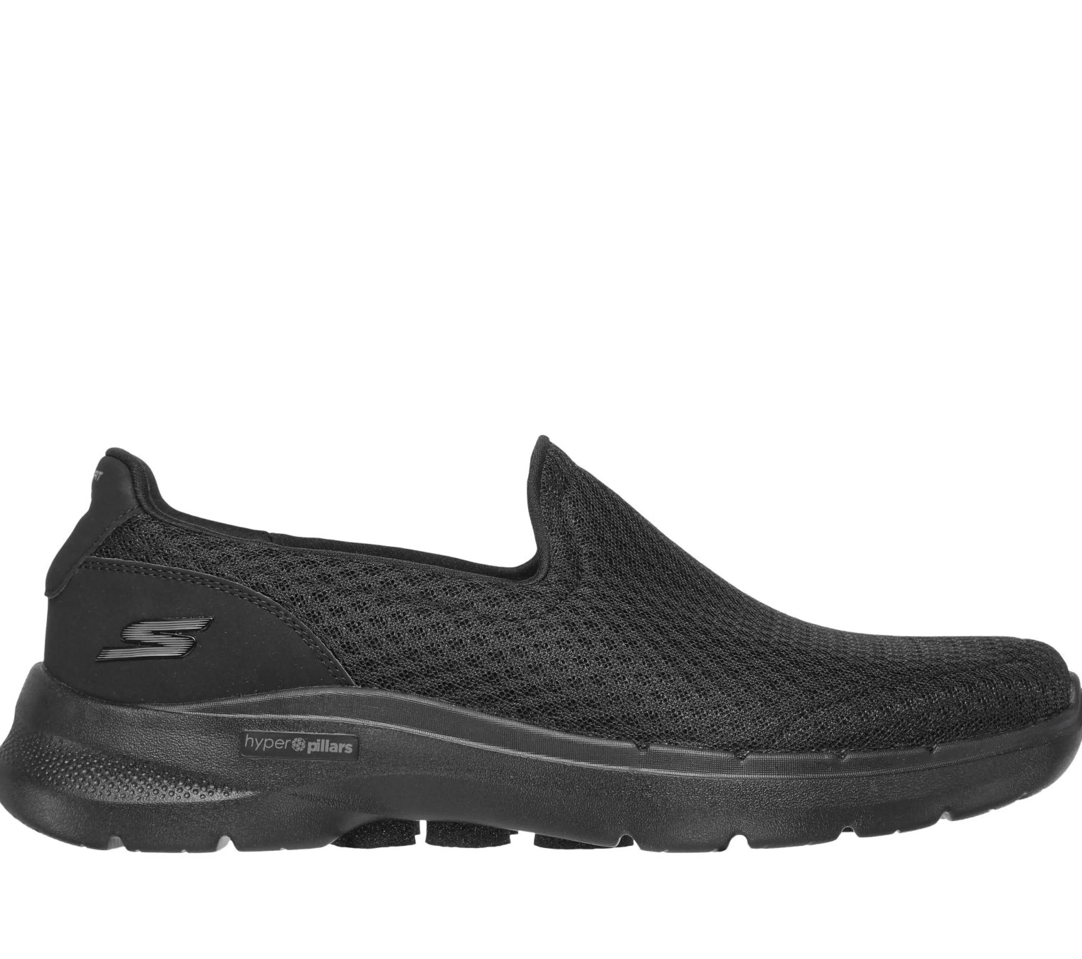 Calçado Sem Atacadores | SKECHERS GOwalk 6 - Motley PRETO