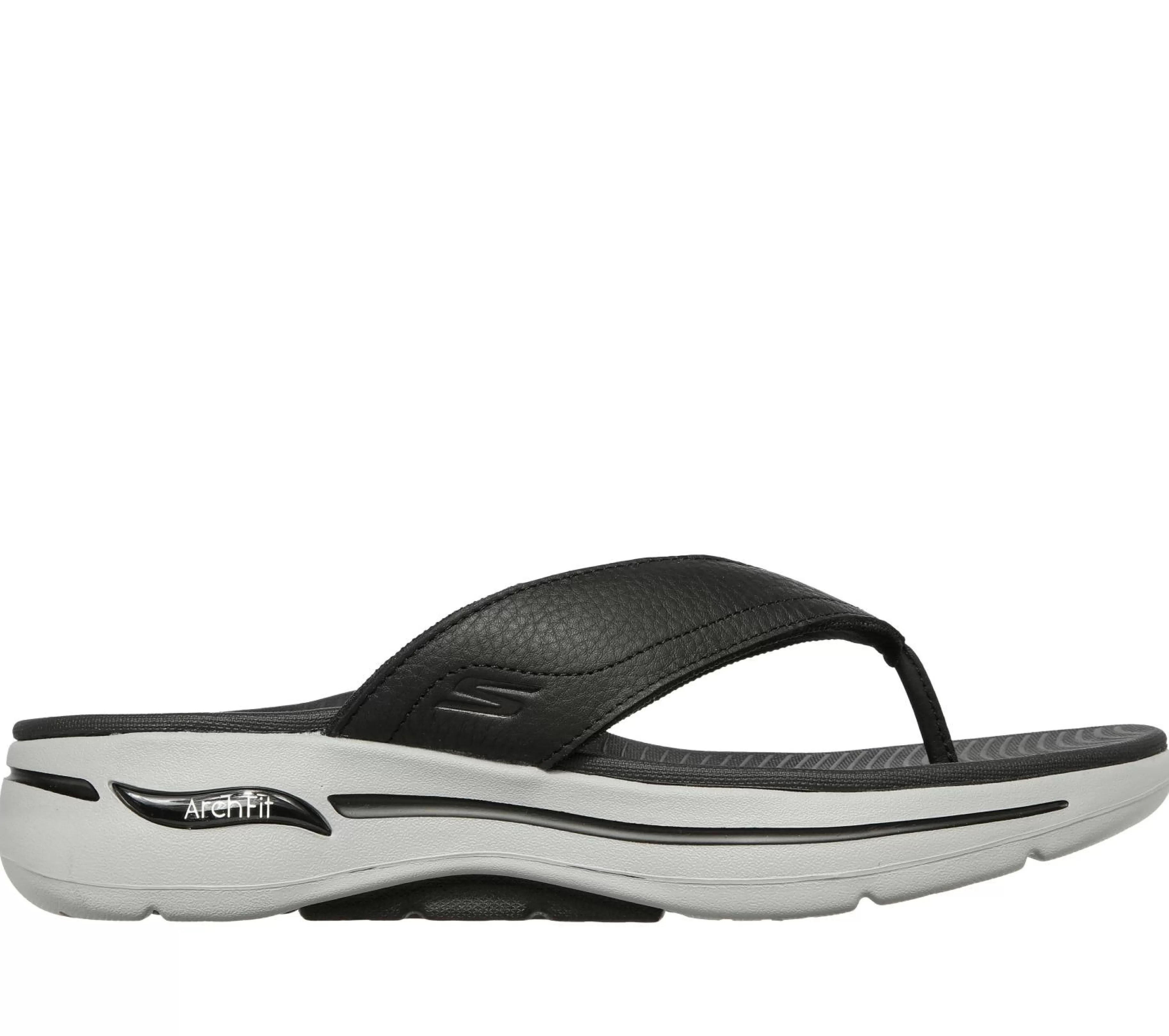 Sandálias | SKECHERS GOwalk Arch Fit Sandal PRETO / CINZENTO