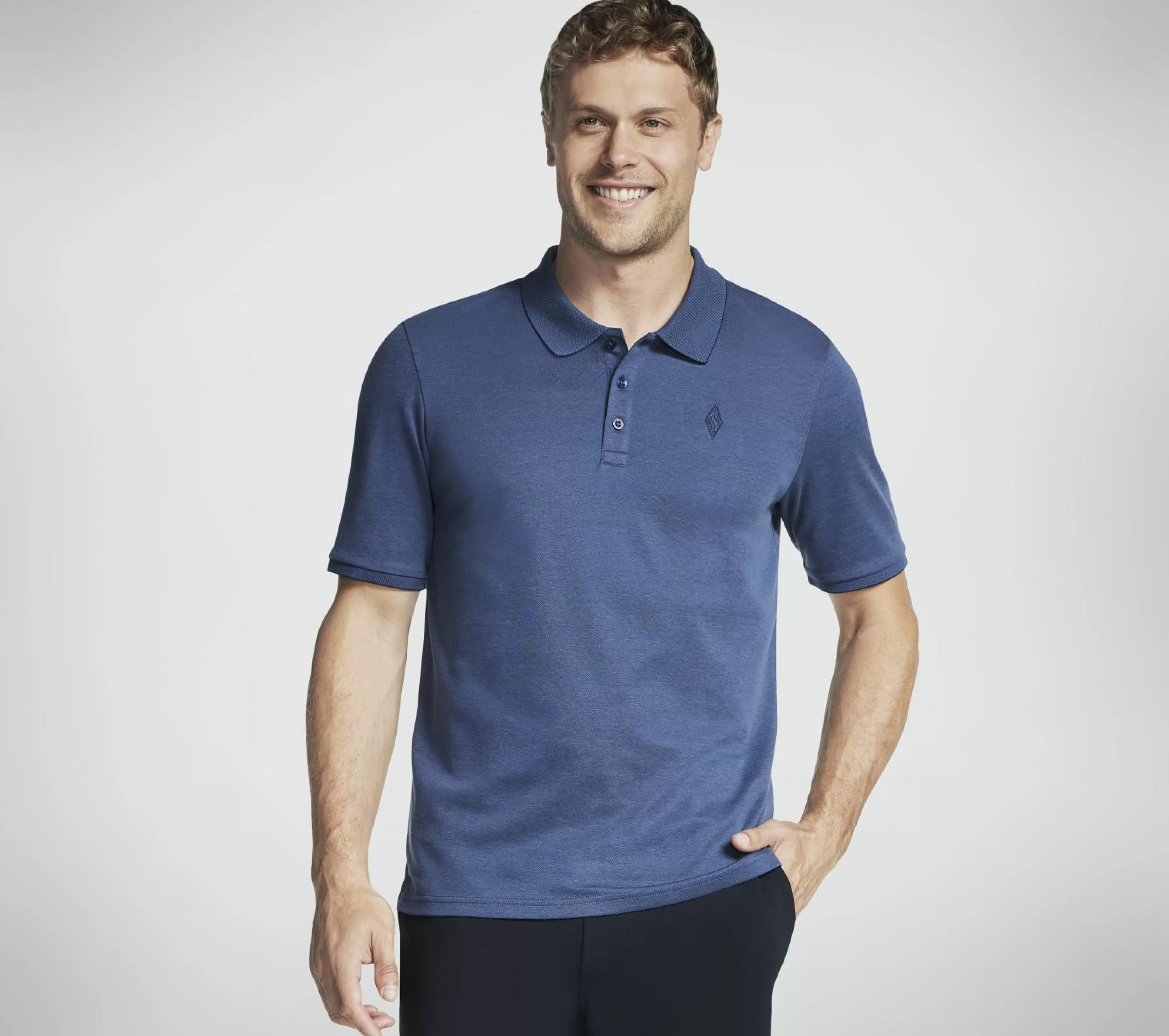 Partes De Cima | Partes De Cima | SKECHERS Off Duty Polo NAVY