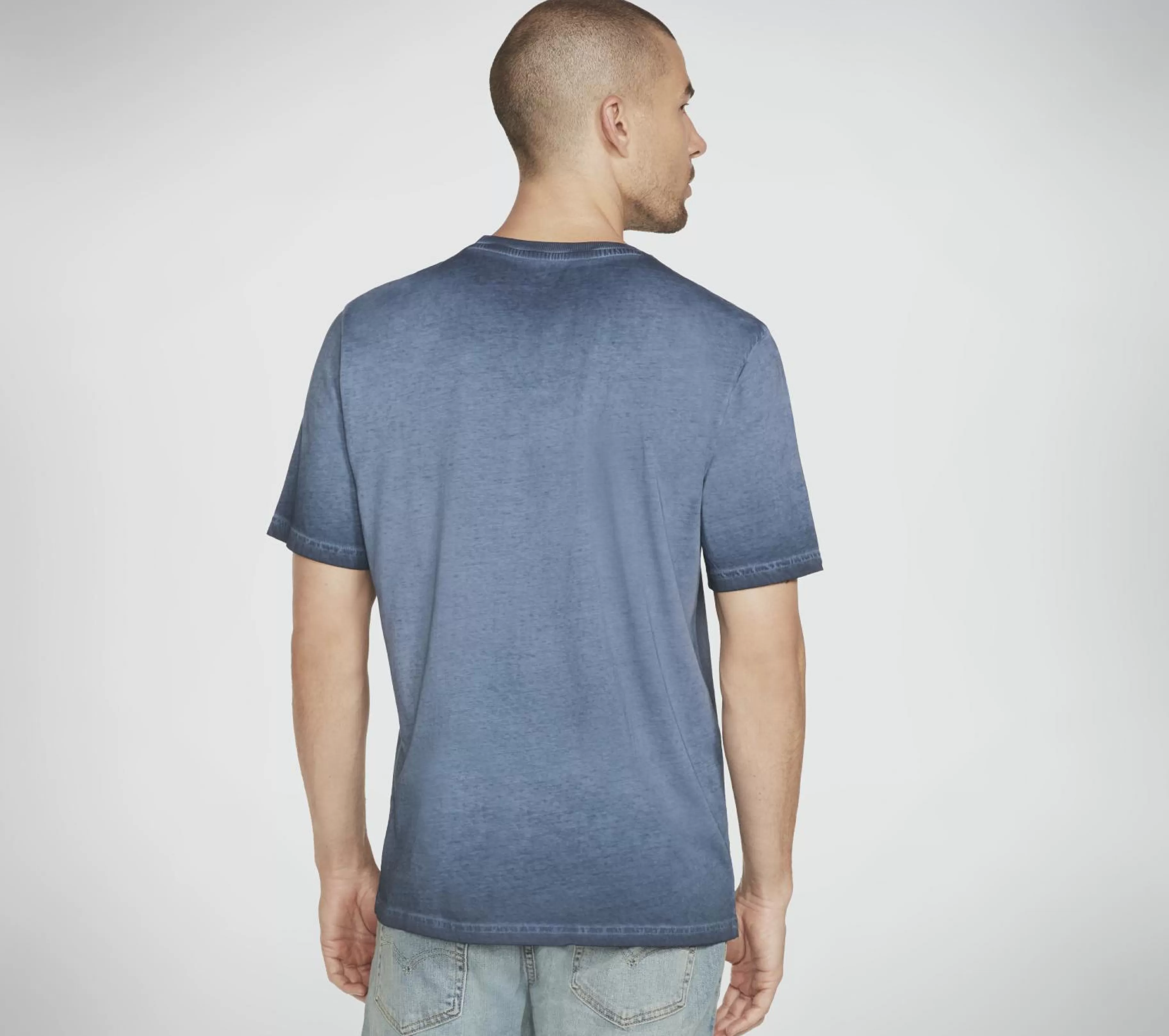 Partes De Cima | Partes De Cima | SKECHERS Skech-Dye Americana 92 Tee Shirt NAVY