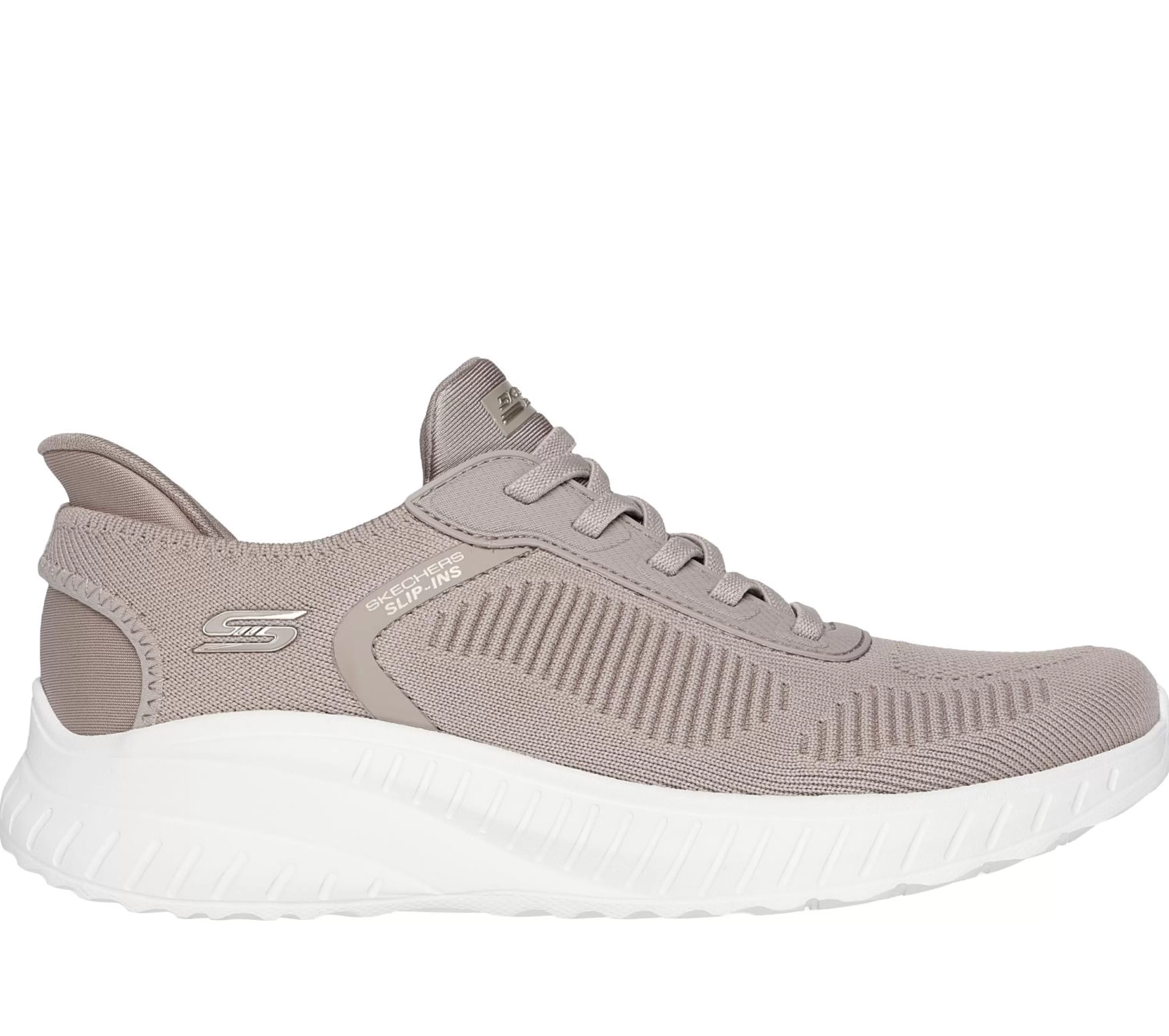 Calçado Sem Atacadores | Hands Free Slip-Ins | SKECHERS Slip-ins: BOBS Sport Squad Chaos TAUPE