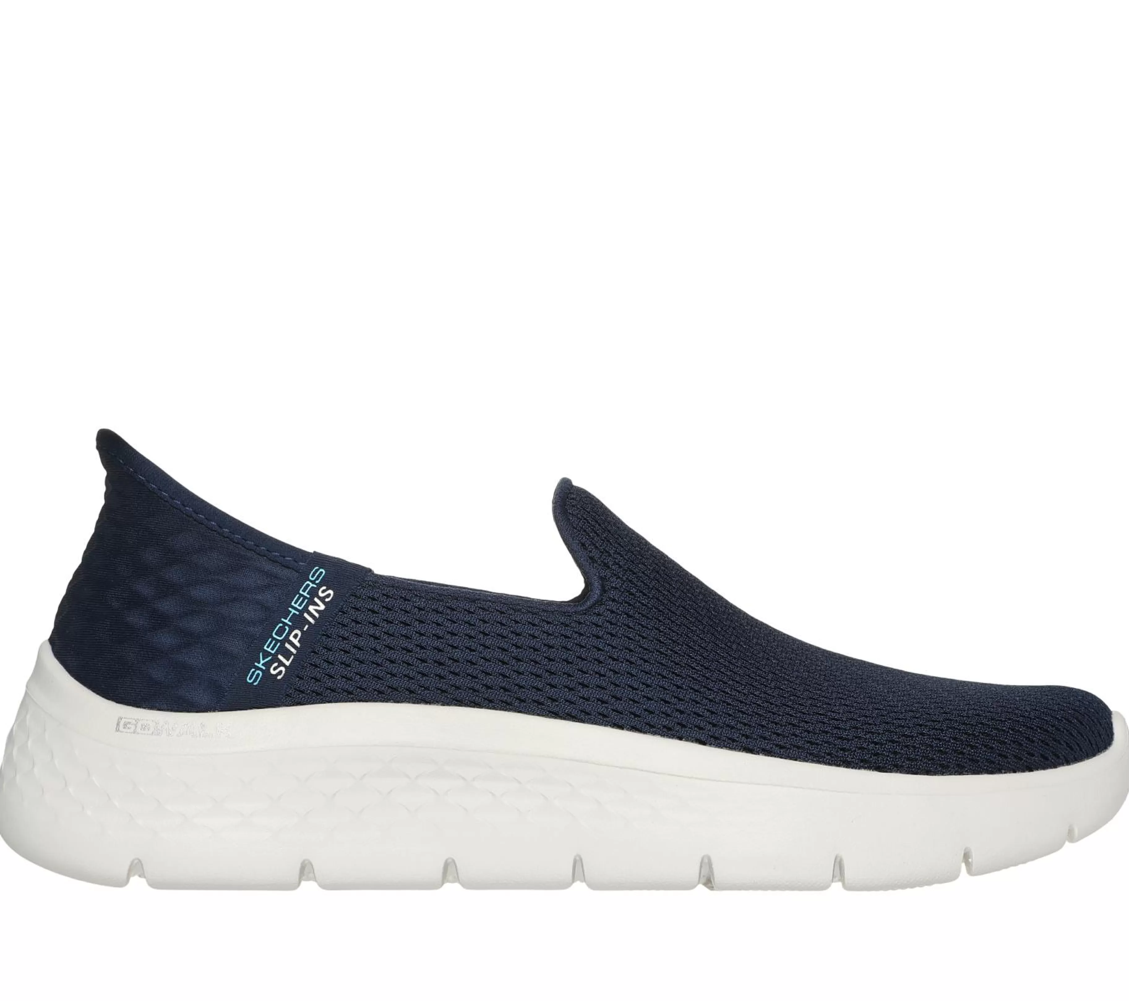 Calçado Sem Atacadores | Sapatilhas | SKECHERS Slip-ins: GO WALK Flex - Relish NAVY