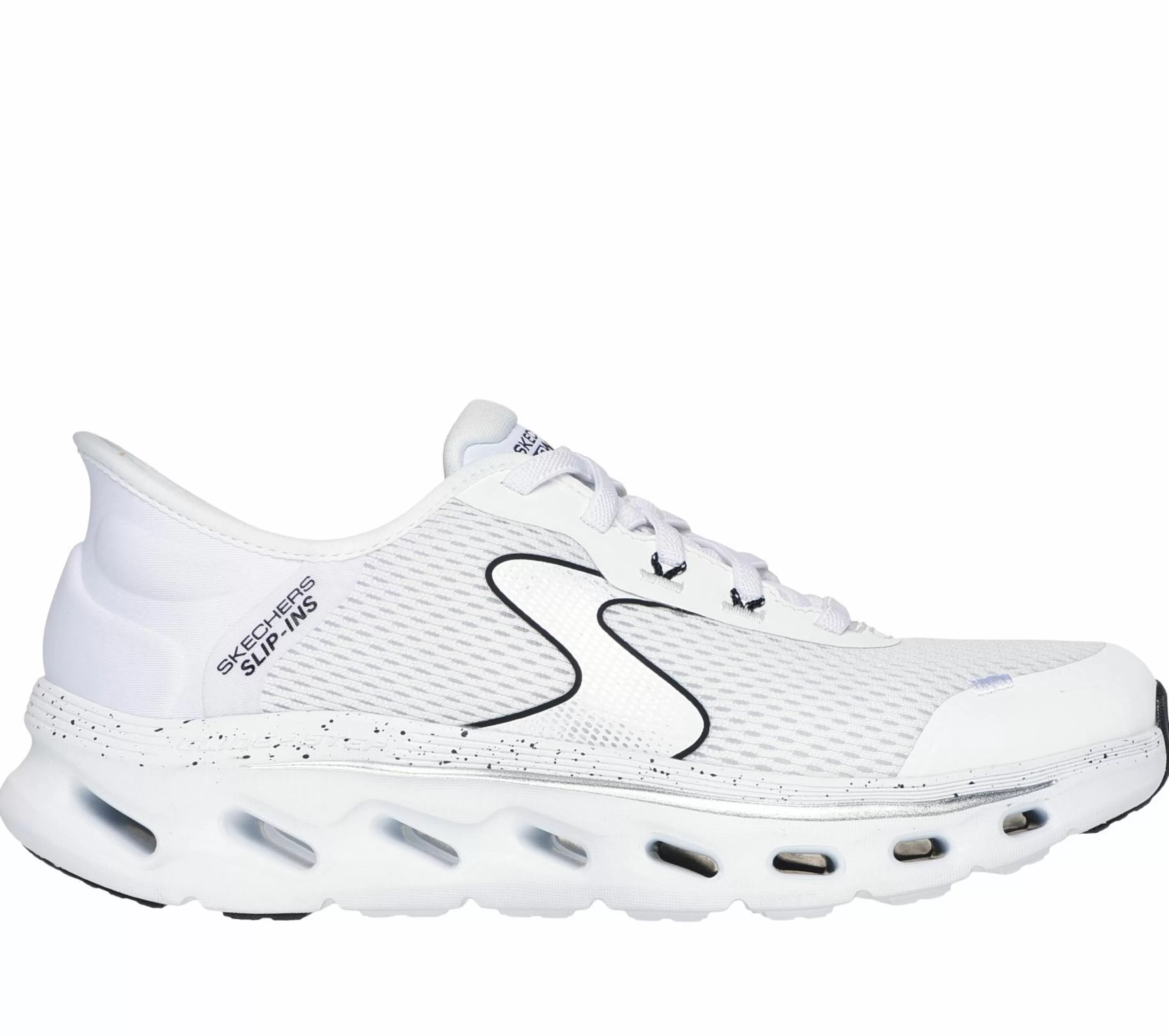 Calçado Sem Atacadores | Hands Free Slip-Ins | SKECHERS Slip-ins: GO WALK Glide-Step 2.0 BRANCO / PRETO