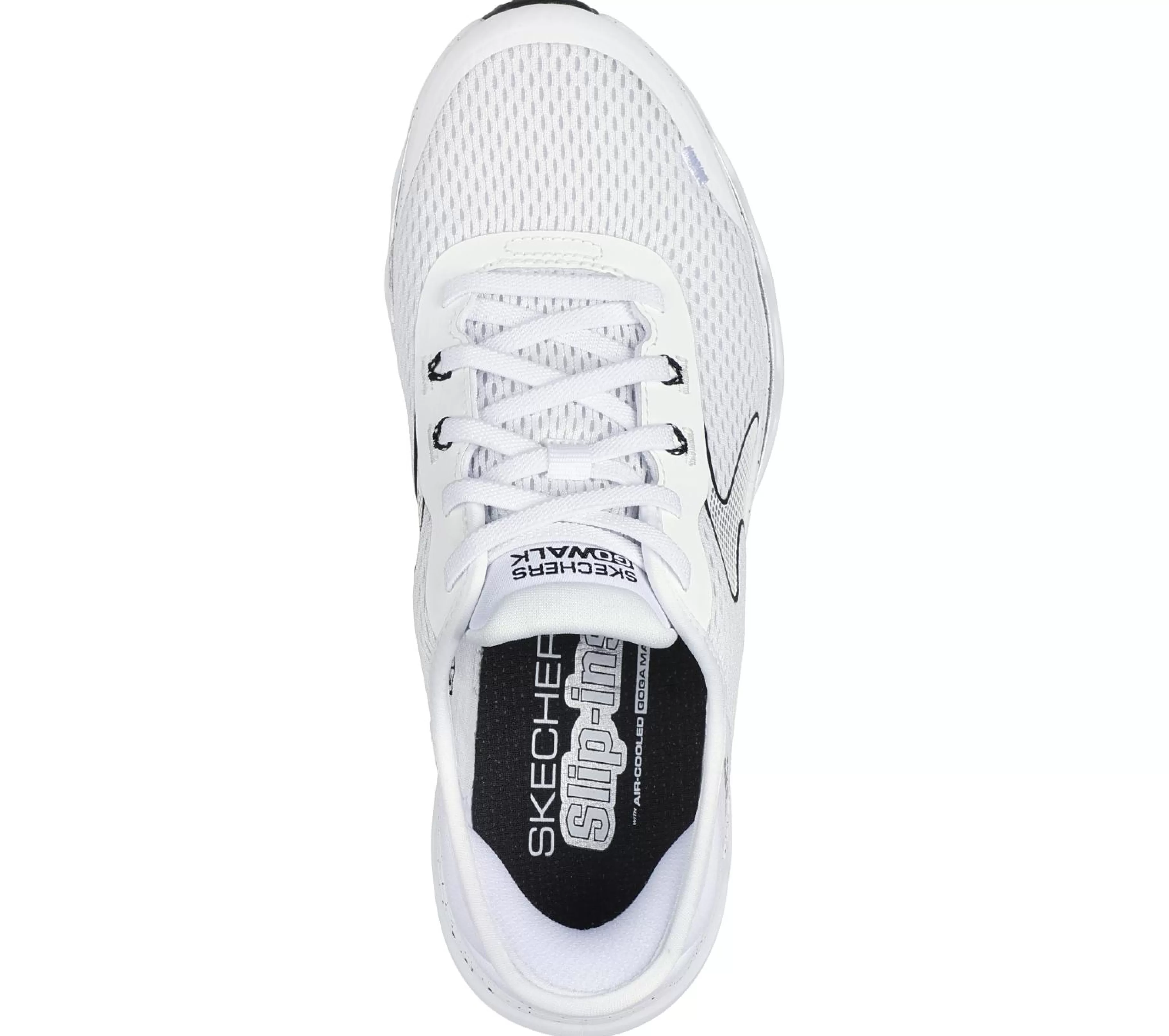 Calçado Sem Atacadores | Hands Free Slip-Ins | SKECHERS Slip-ins: GO WALK Glide-Step 2.0 BRANCO / PRETO