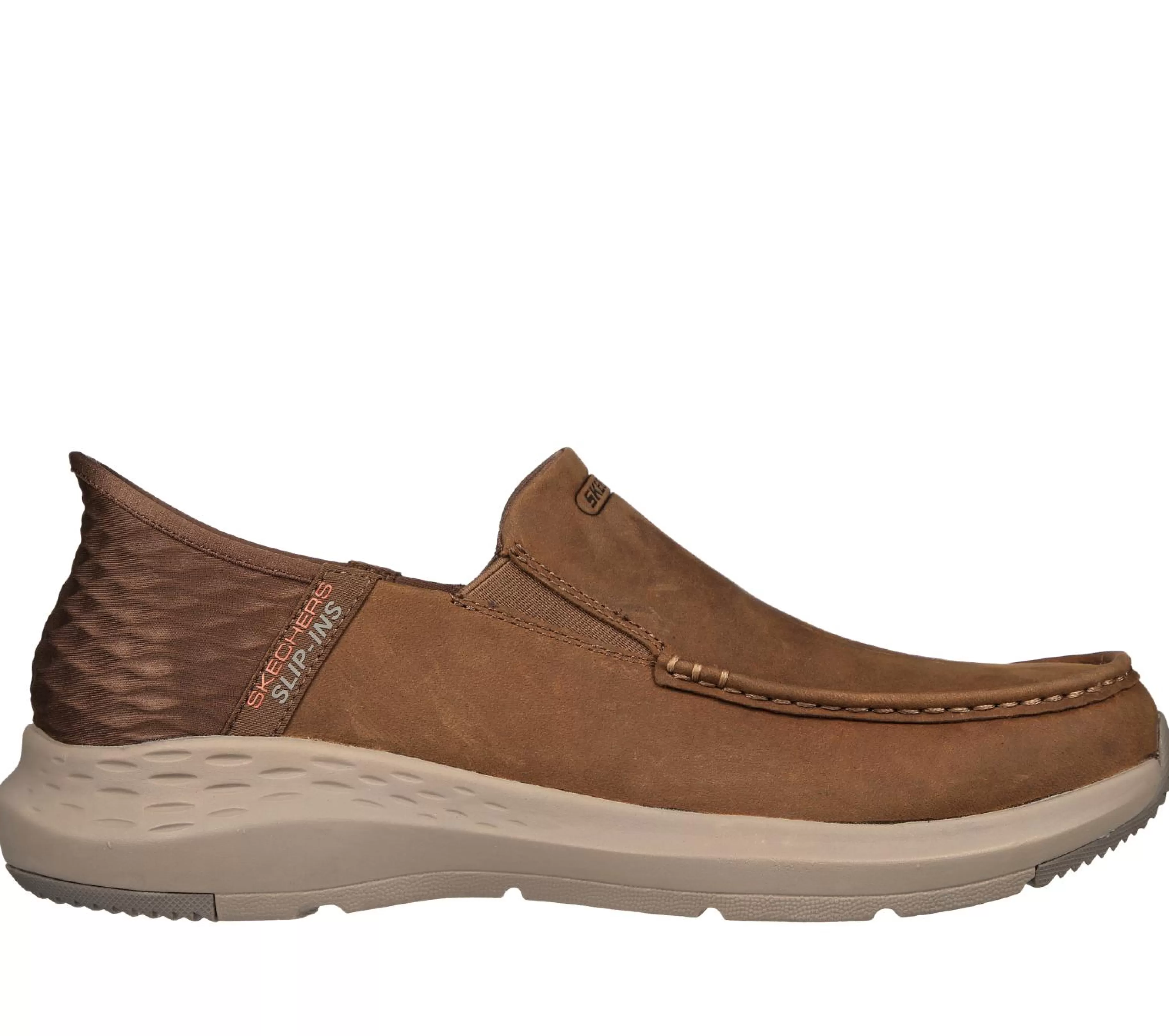 Calçado Sem Atacadores | Hands Free Slip-Ins | SKECHERS Slip-ins Relaxed Fit: Parson - Oswin CASTANHO DESERTO