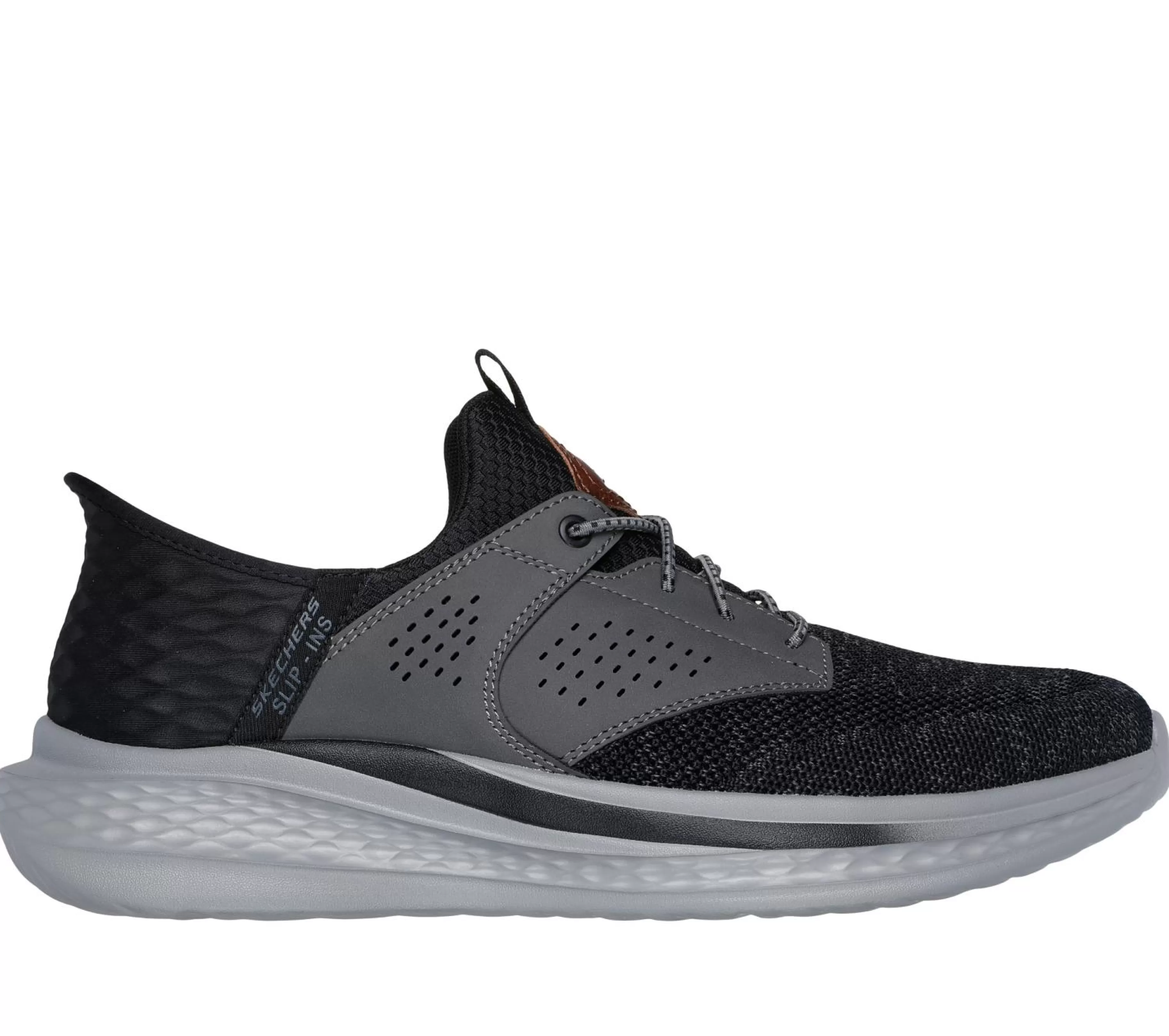 Hands Free Slip-Ins | SKECHERS Slip-ins Relaxed Fit: Slade - Caster PRETO / CINZENTO