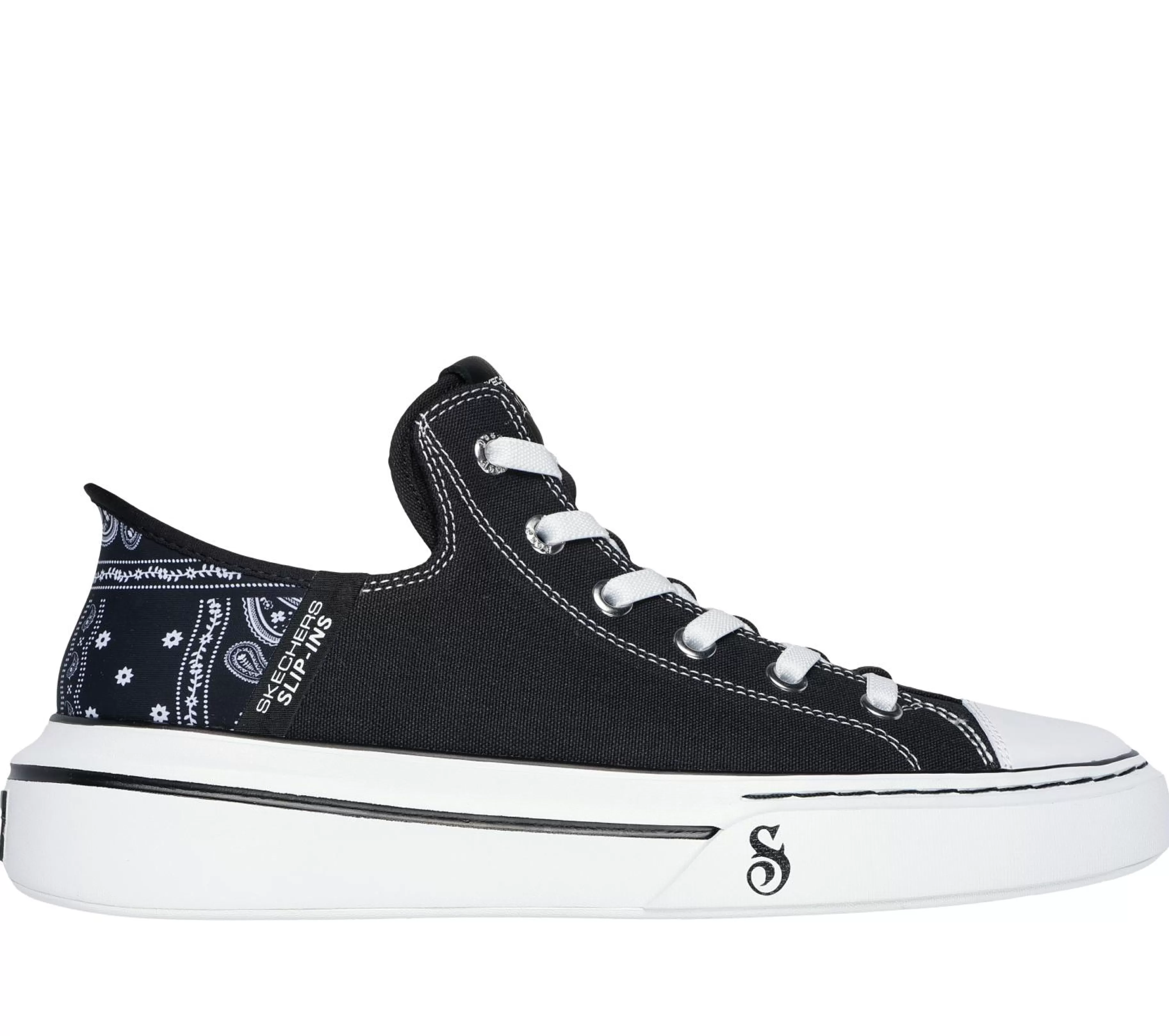 Hands Free Slip-Ins | Sapatilhas Casuais | SKECHERS Slip-ins: Snoop One - OG Canvas PRETO