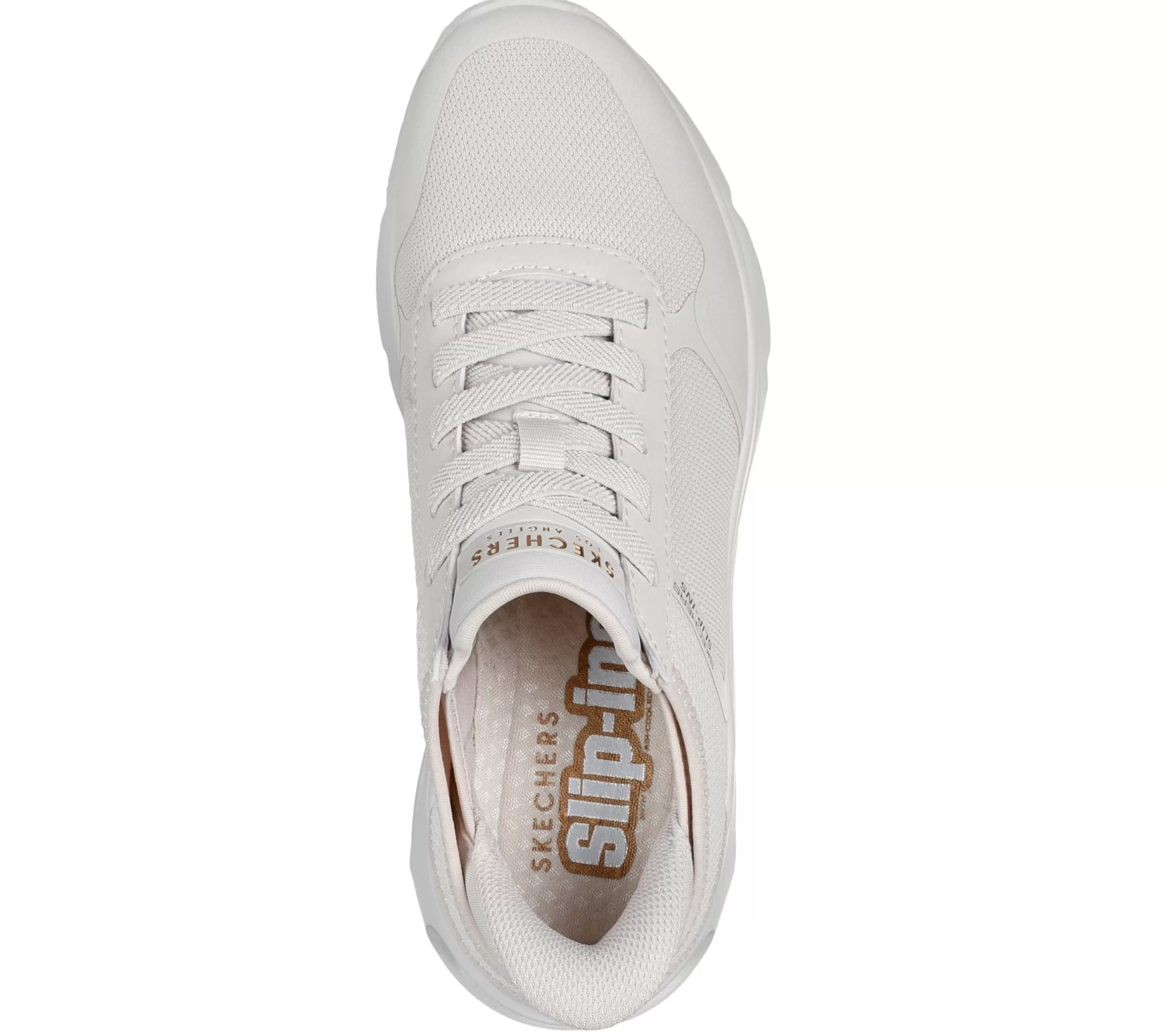 Calçado Sem Atacadores | Hands Free Slip-Ins | SKECHERS Slip-ins: Tres-Air Uno - Easy Steppers BRANCO SUJO