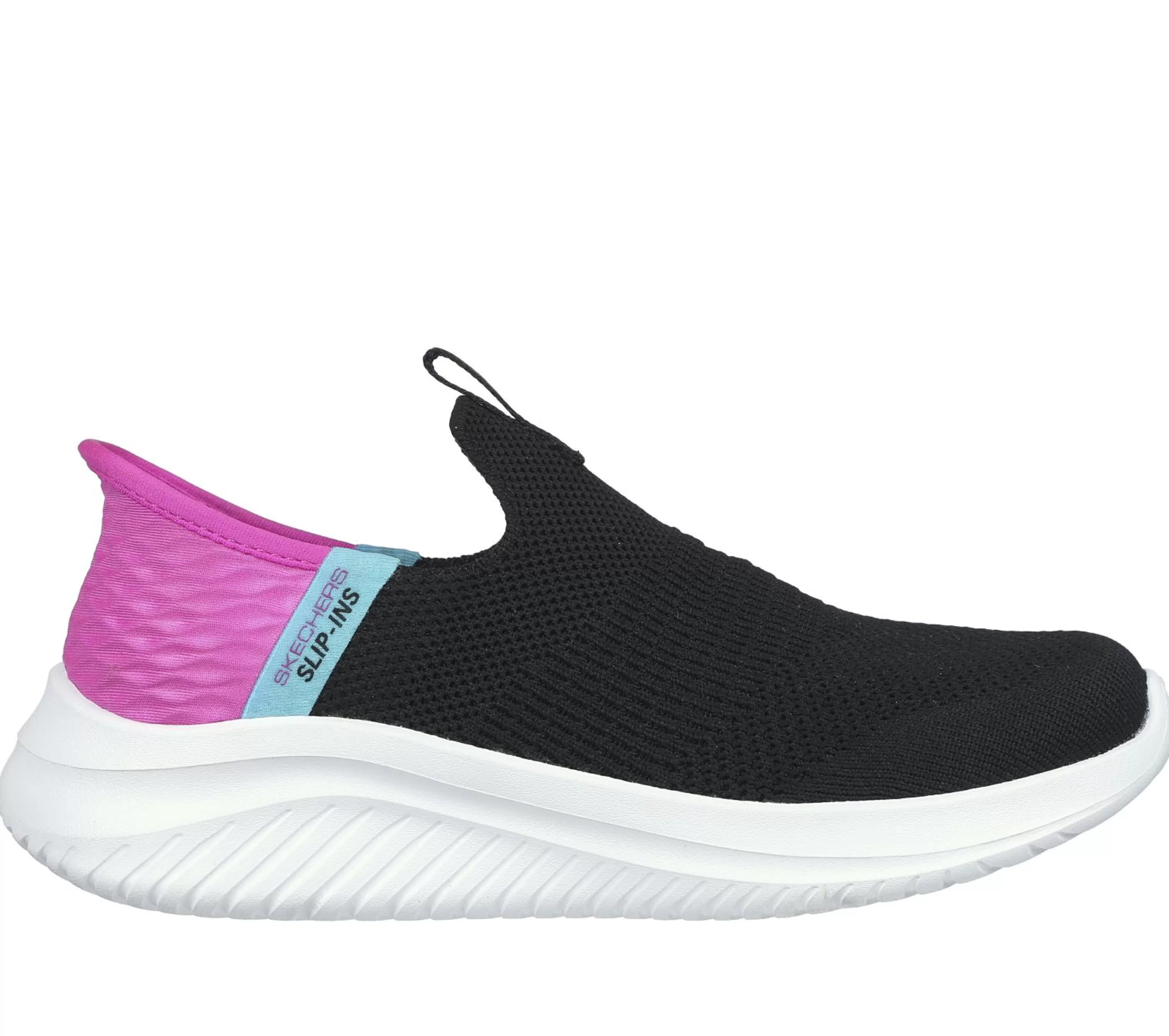 Calçado Sem Atacadores | Hands Free Slip-Ins | SKECHERS Slip-Ins: Ultra Flex 3.0 - Fresh Time PRETO / ROSA