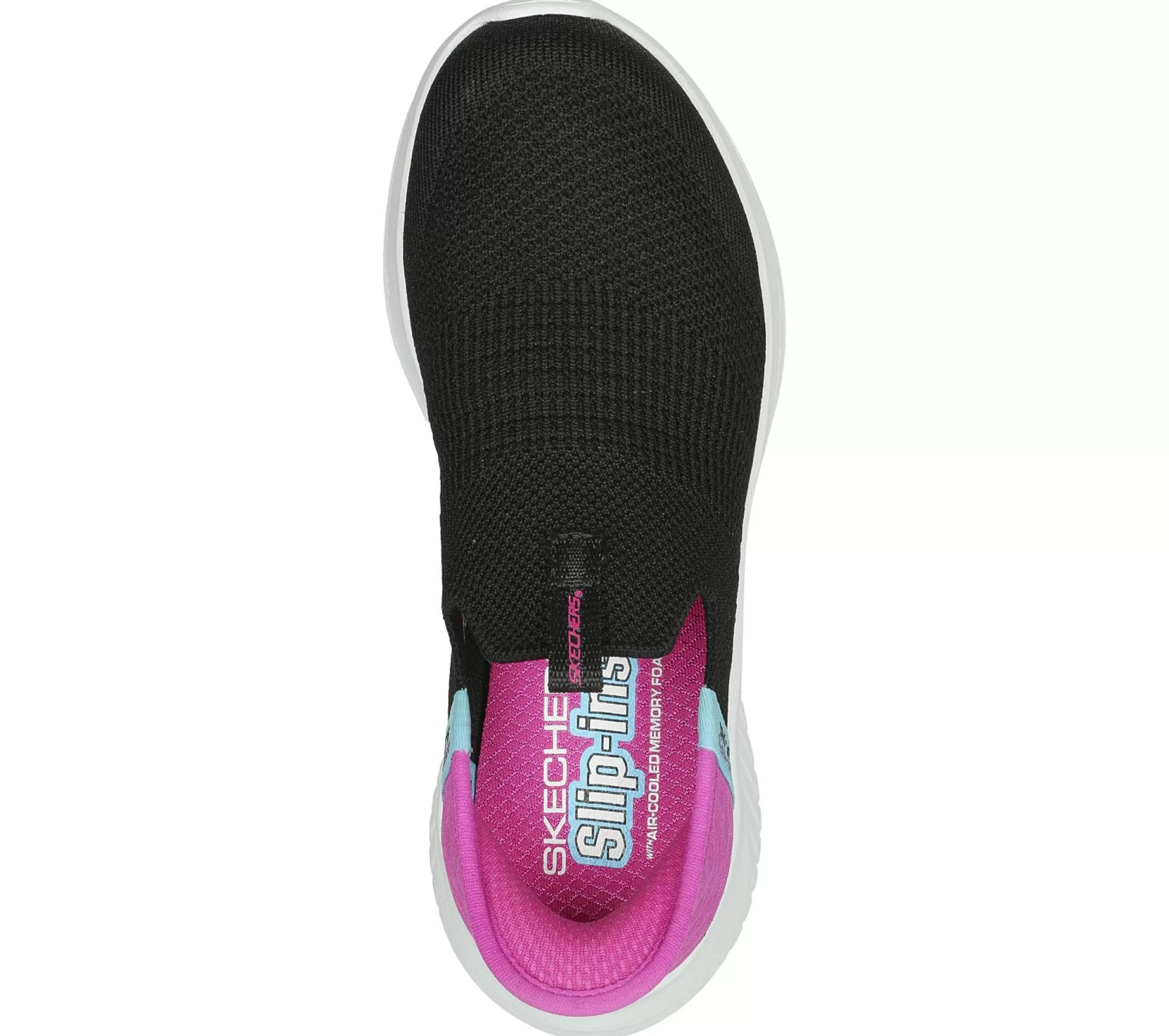 Calçado Sem Atacadores | Hands Free Slip-Ins | SKECHERS Slip-Ins: Ultra Flex 3.0 - Fresh Time PRETO / ROSA