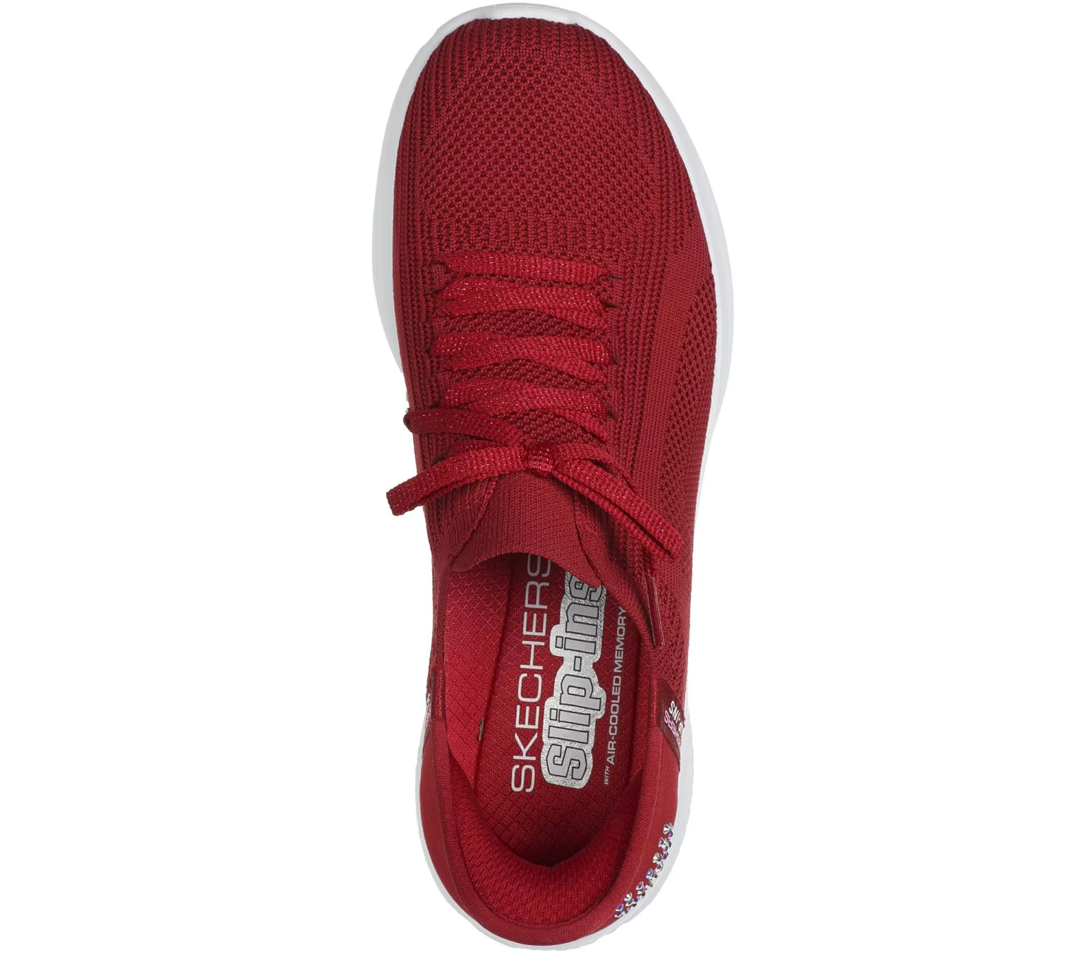 Calçado Sem Atacadores | Hands Free Slip-Ins | SKECHERS Slip-ins: Ultra Flex 3.0 - Heart Me VERMELHO