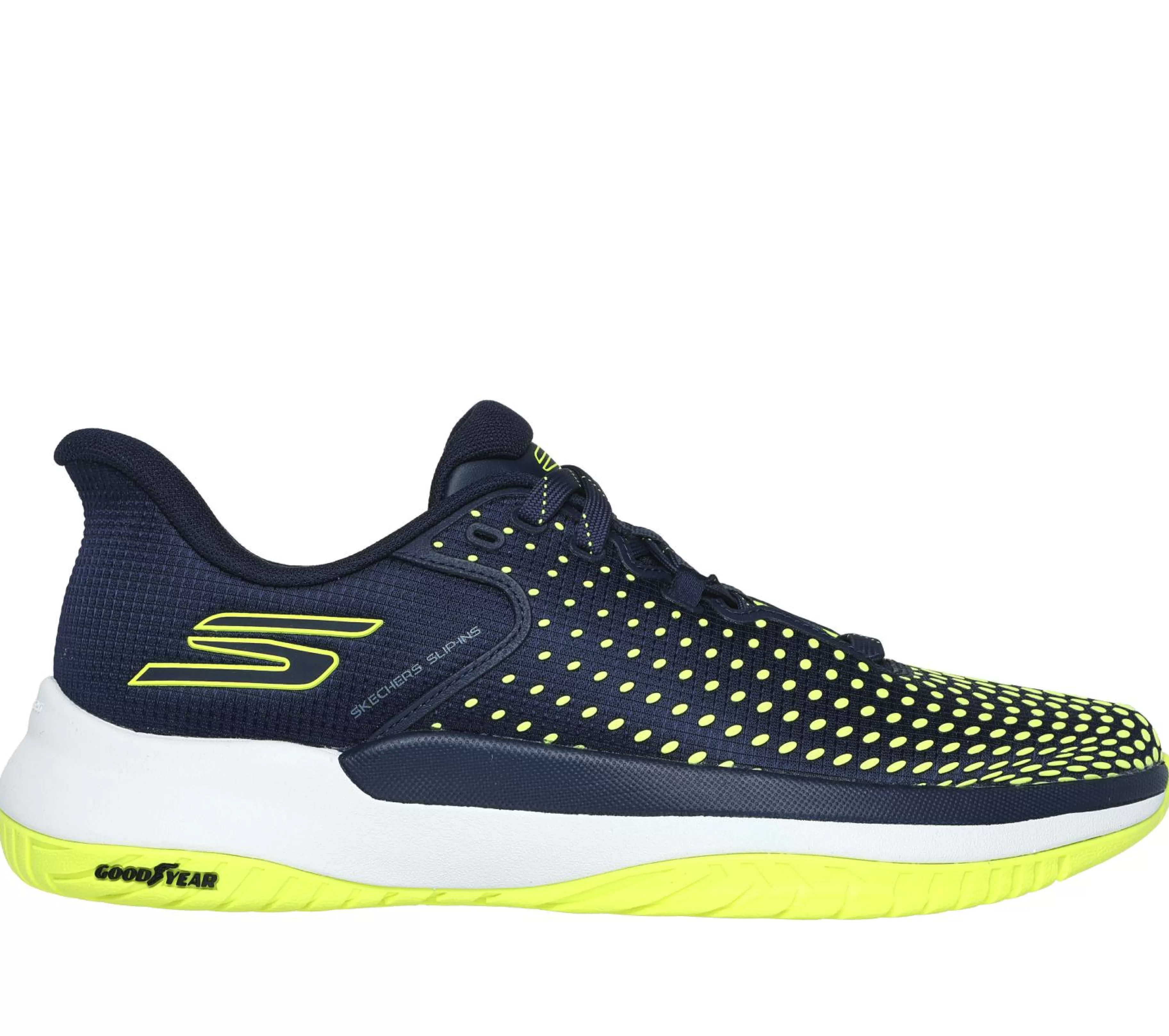 Hands Free Slip-Ins | Sapatilhas | SKECHERS Slip-ins: Viper Court Elite NAVY / AMARELO