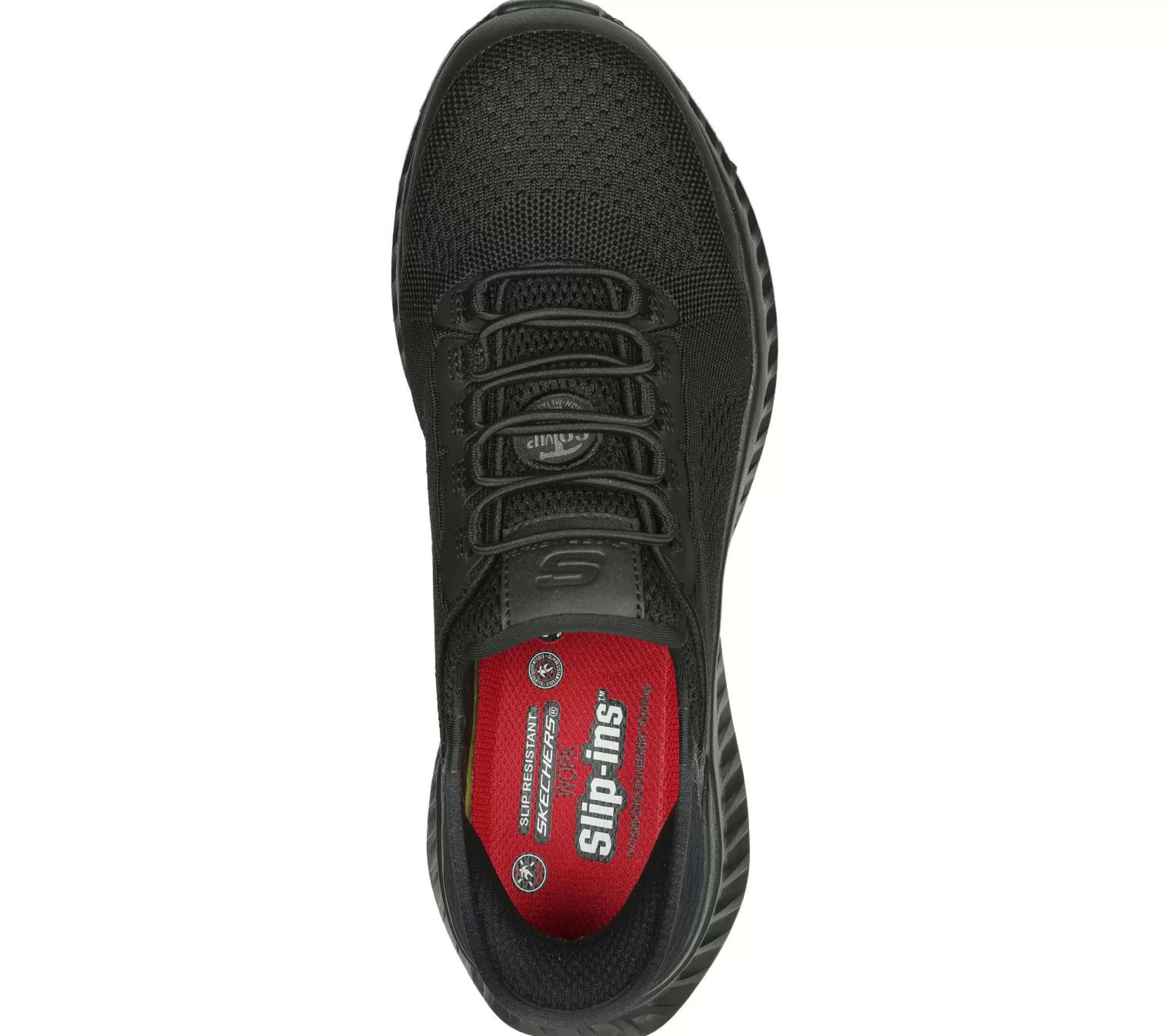 Calçado Sem Atacadores | Hands Free Slip-Ins | SKECHERS Slip-ins Work: Tilido - Fletchit CT PRETO