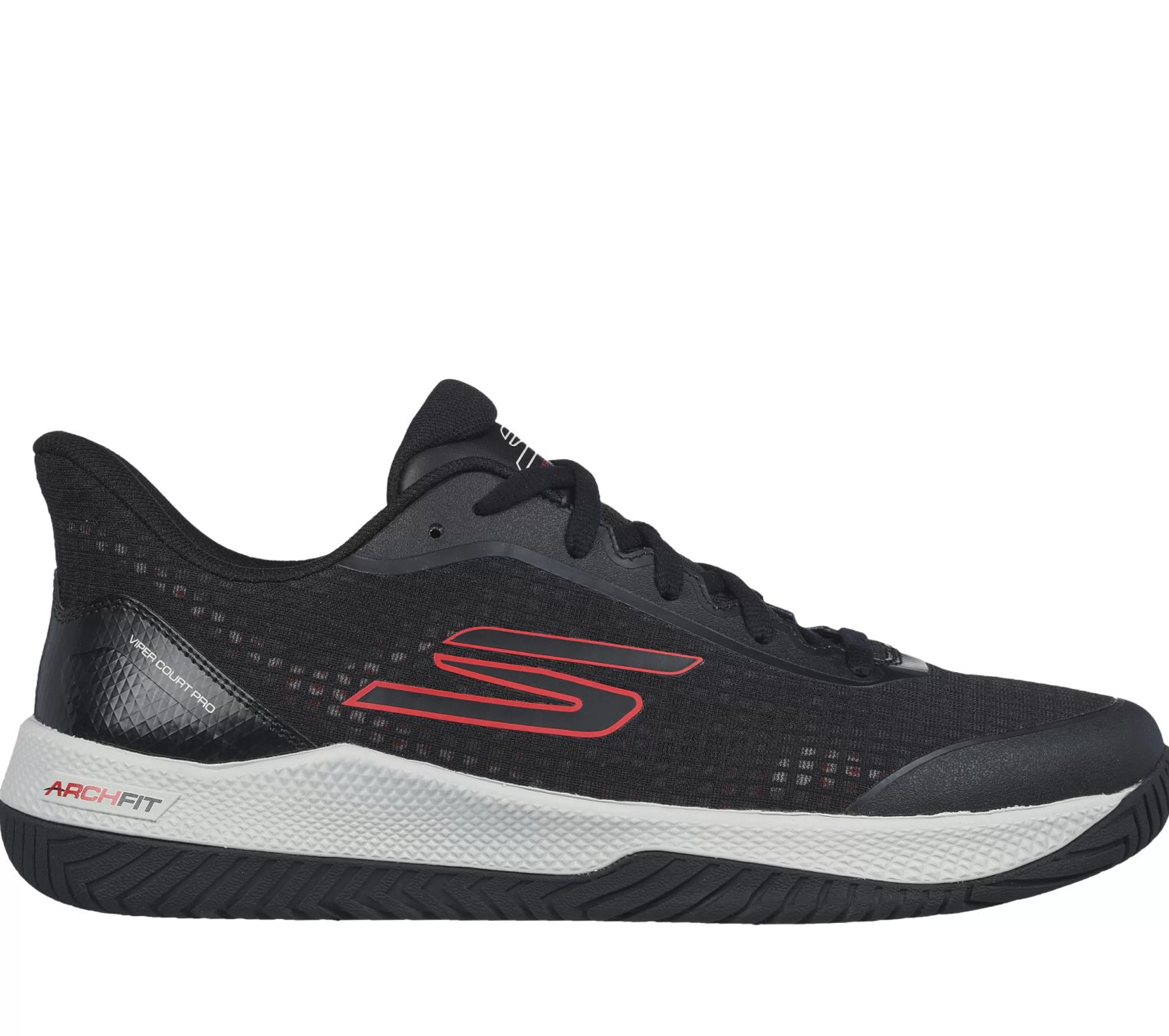 Sapatos Com Atacadores | Sapatilhas | SKECHERS Viper Court Pro - Pickleball PRETO / VERMELHO