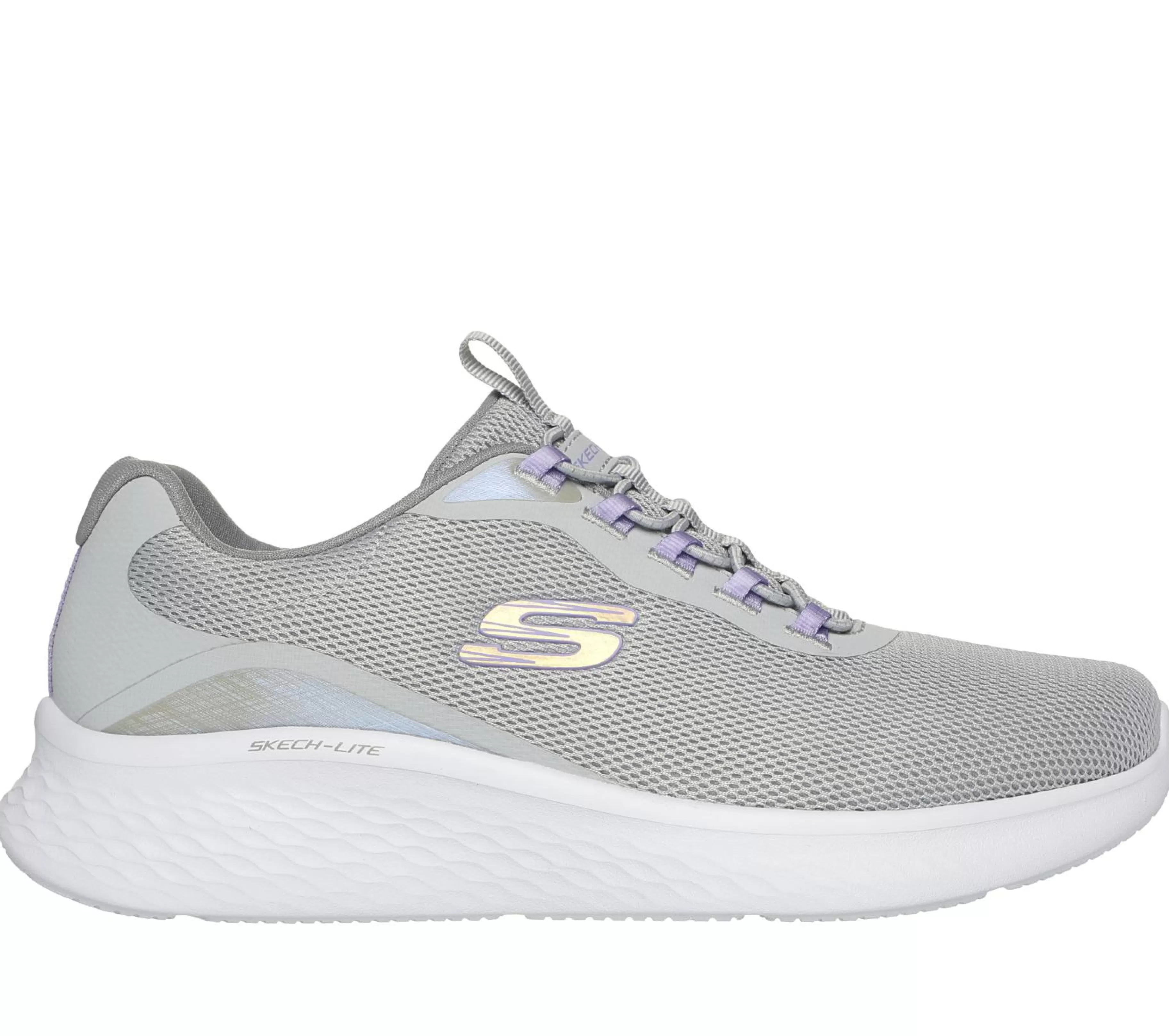 Com Atacadores | Calçado Sem Atacadores | SKECHERS Skech-Lite Pro - Glimmer Me CINZENTO / LAVANDA