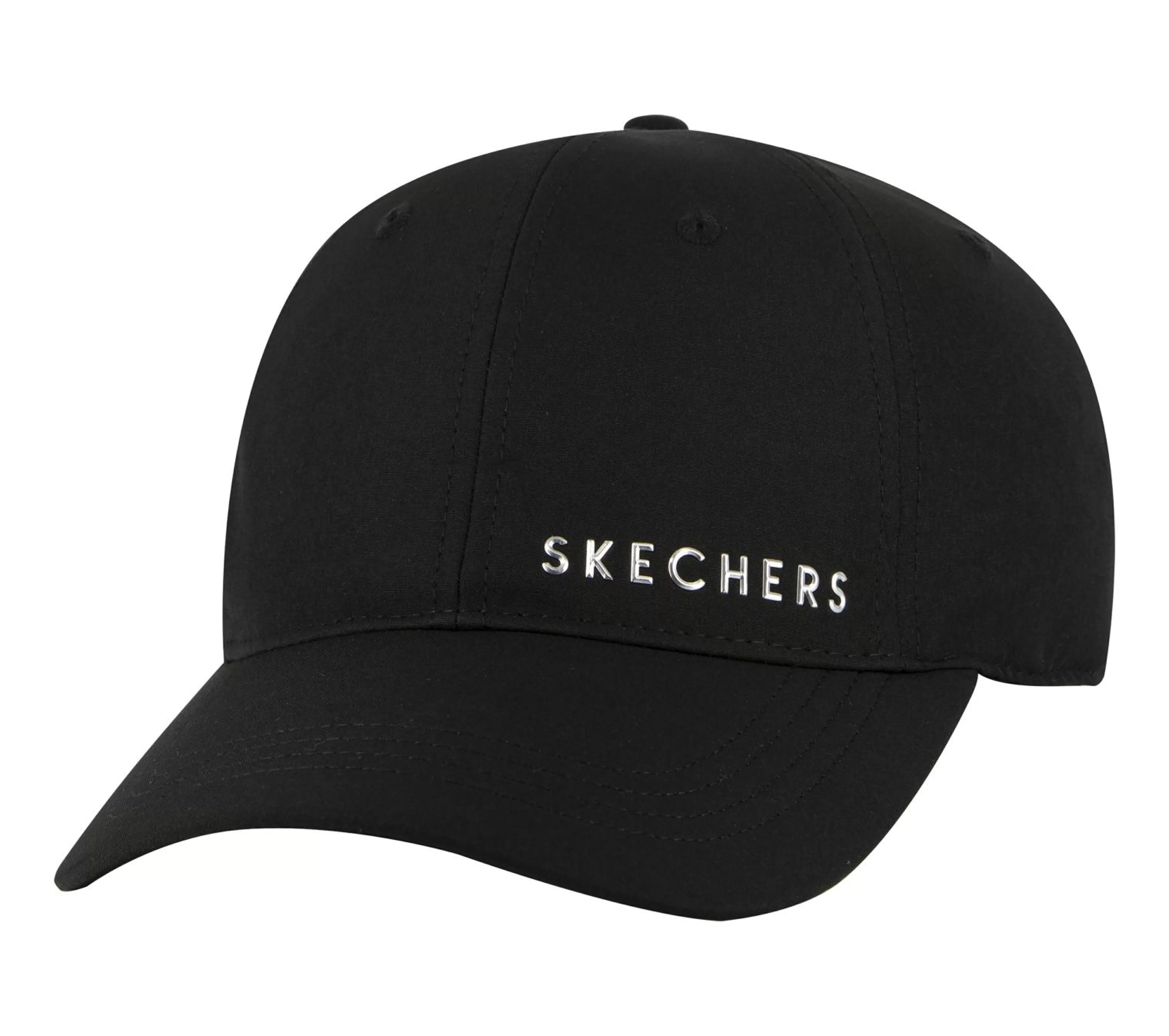 Acessórios Para A Cabeça | Chapéus E Gorros | SKECHERS Skech-Shine Foil Baseball Hat PRETO