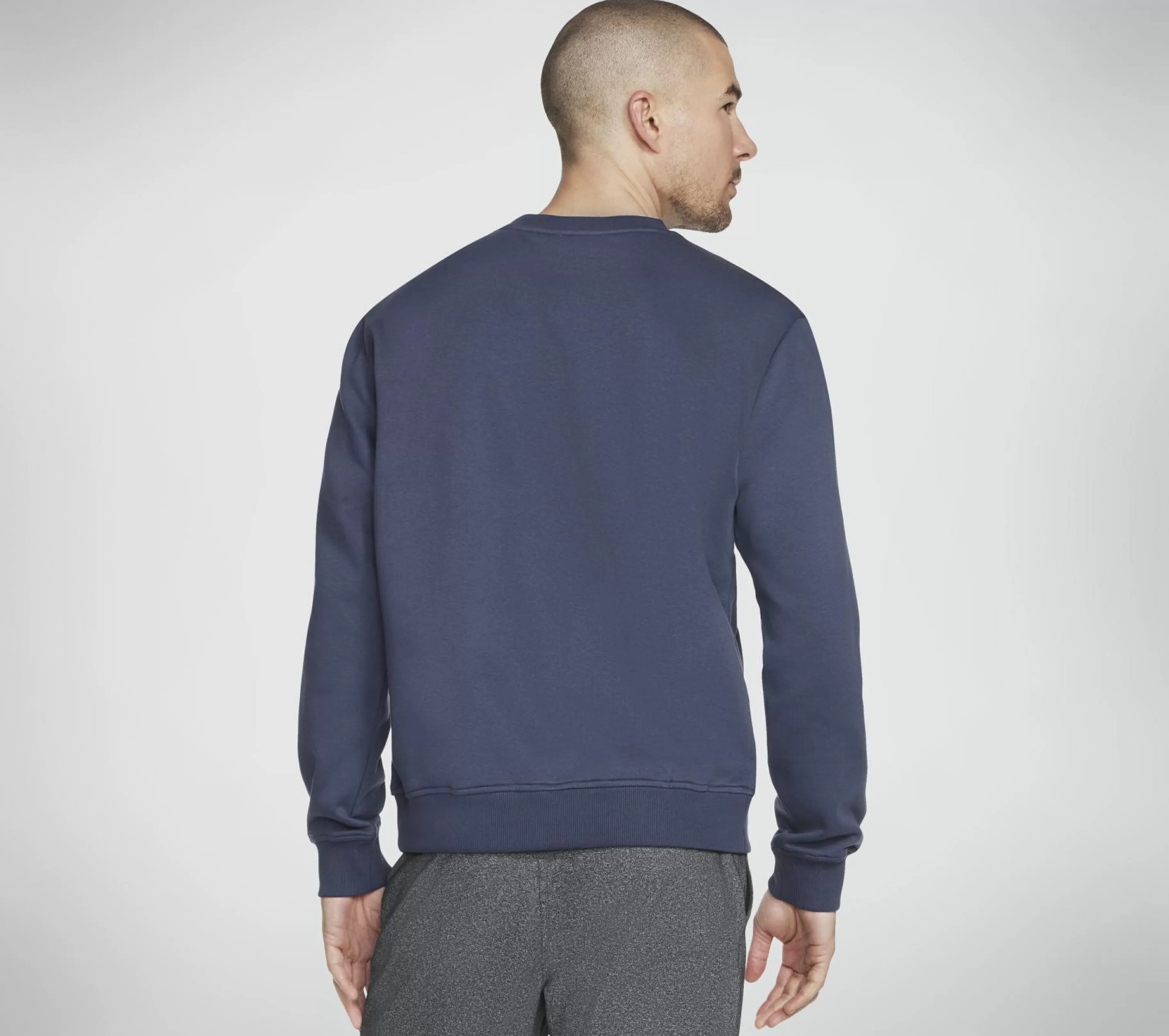 Partes De Cima | Partes De Cima | SKECHERS SKECH-SWEATS Definition Crew CARVÃO / NAVY