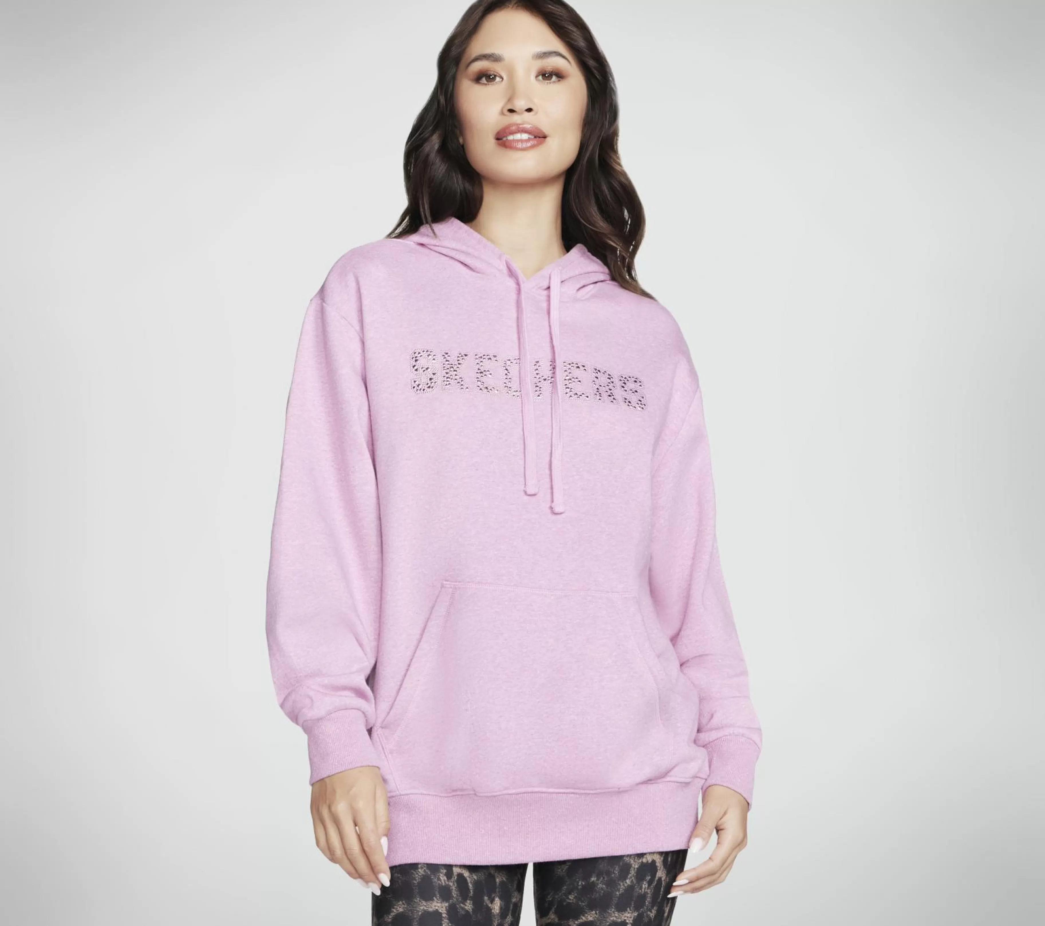 Partes De Cima | Partes De Cima | SKECHERS Skech-Sweats Shine Hoodie MALVA