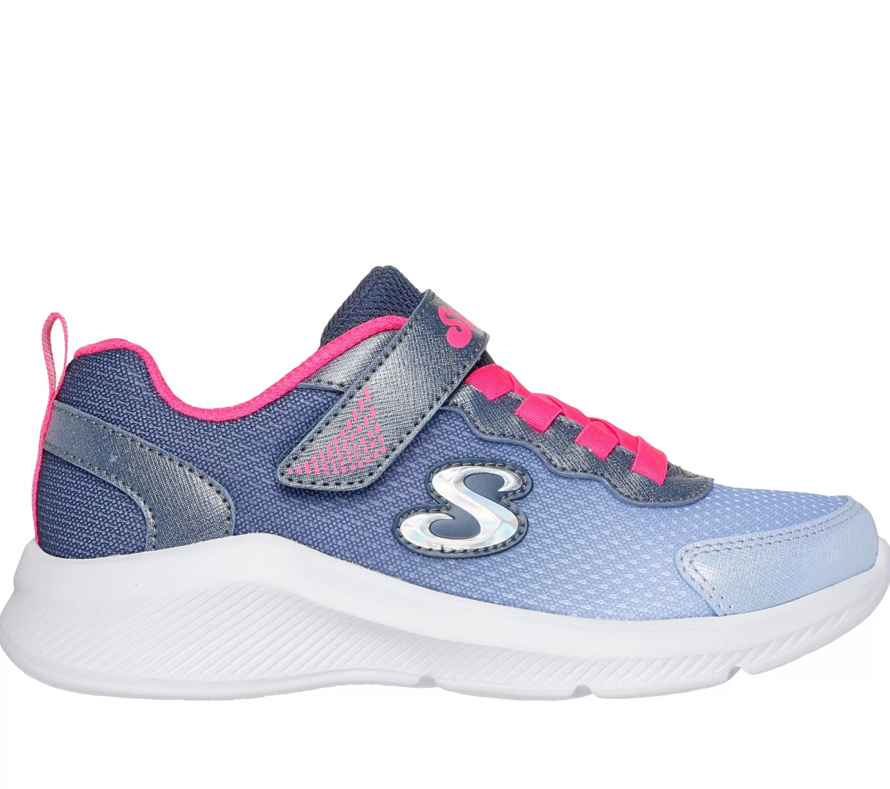 Calçado Sem Atacadores | Sapatilhas | SKECHERS Sole Swifters - Cutie Walk NAVY / ROSA CHOQUE