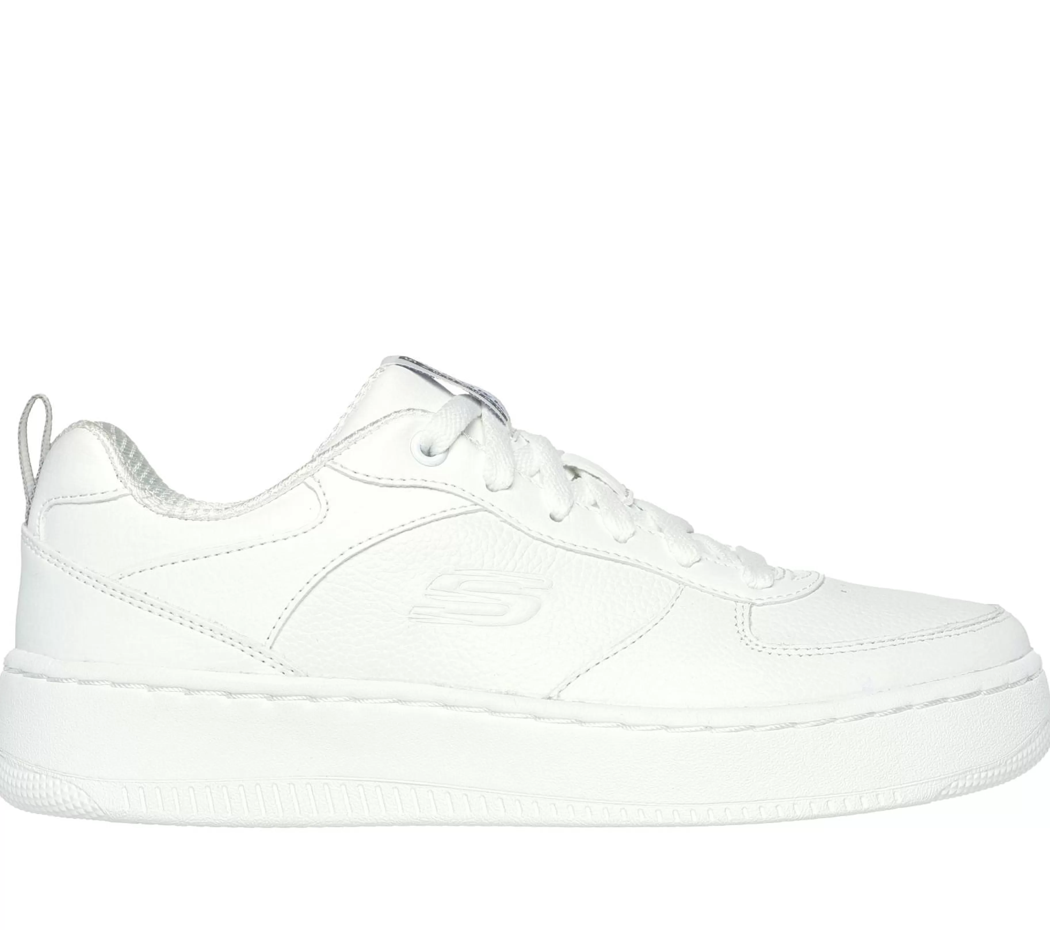 Com Atacadores | Sapatilhas Casuais | SKECHERS Sport Court 92 - Illustrious BRANCO