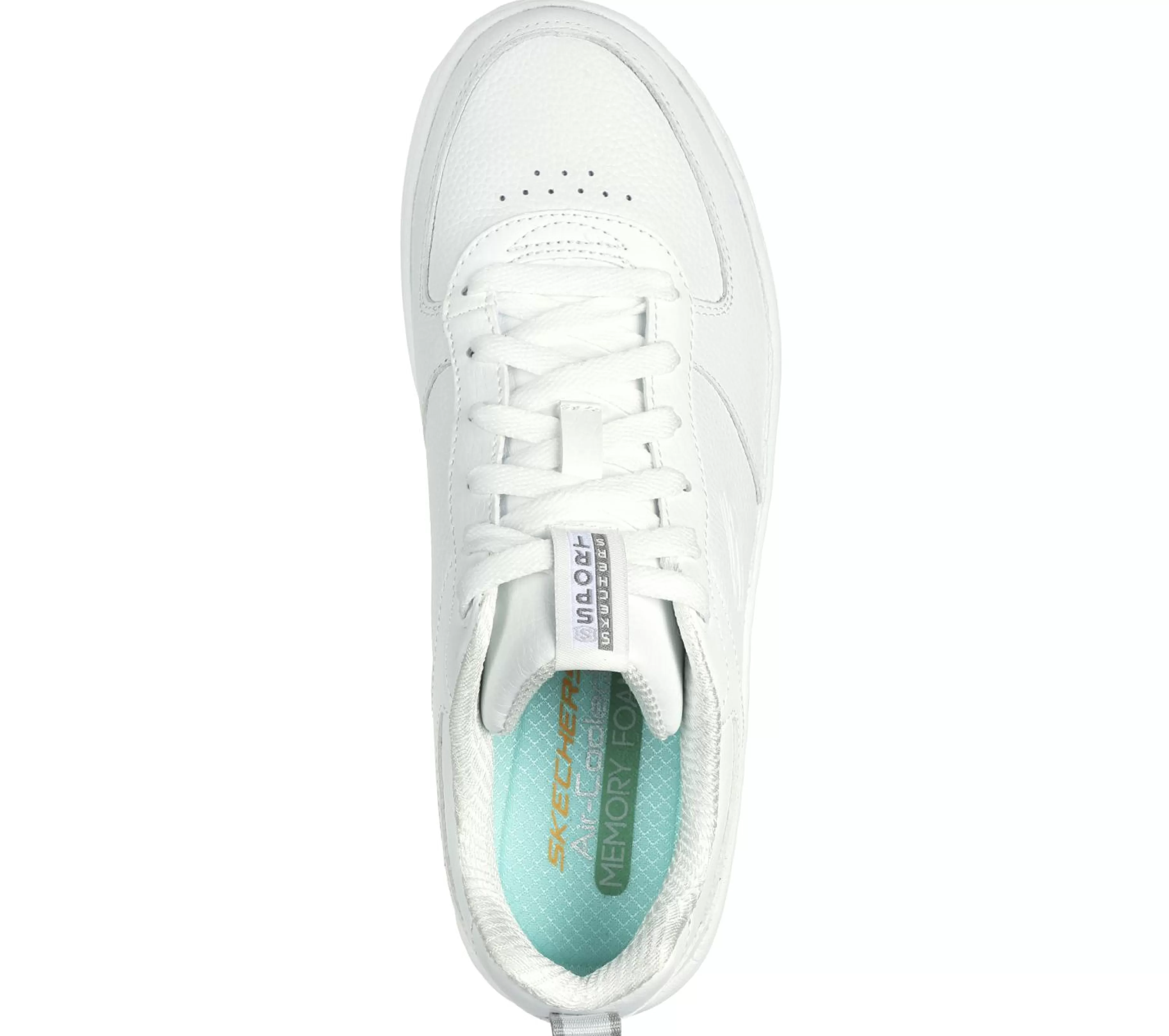 Com Atacadores | Sapatilhas Casuais | SKECHERS Sport Court 92 - Illustrious BRANCO