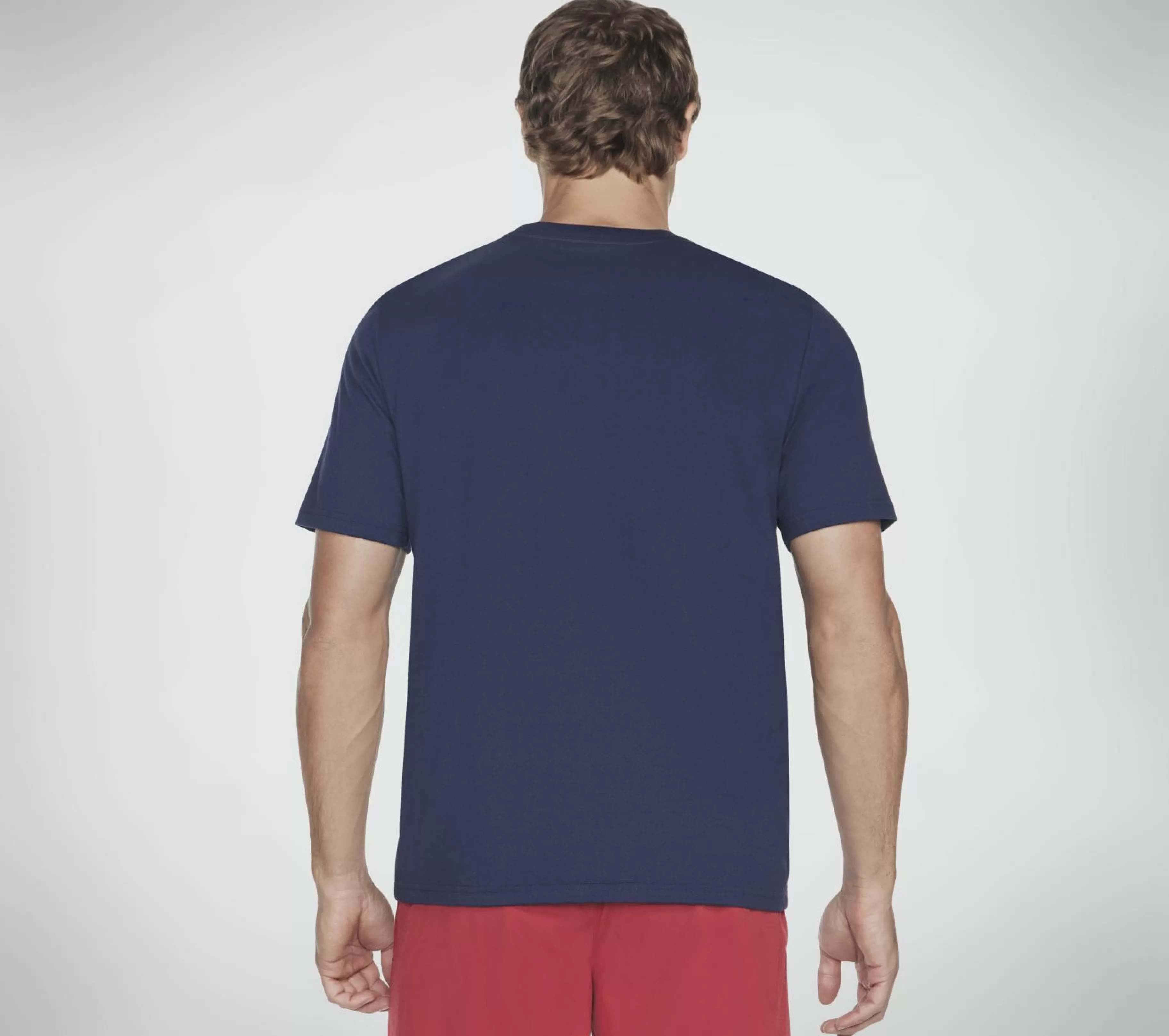 Partes De Cima | Partes De Cima | SKECHERS Strikethrough Tee NAVY