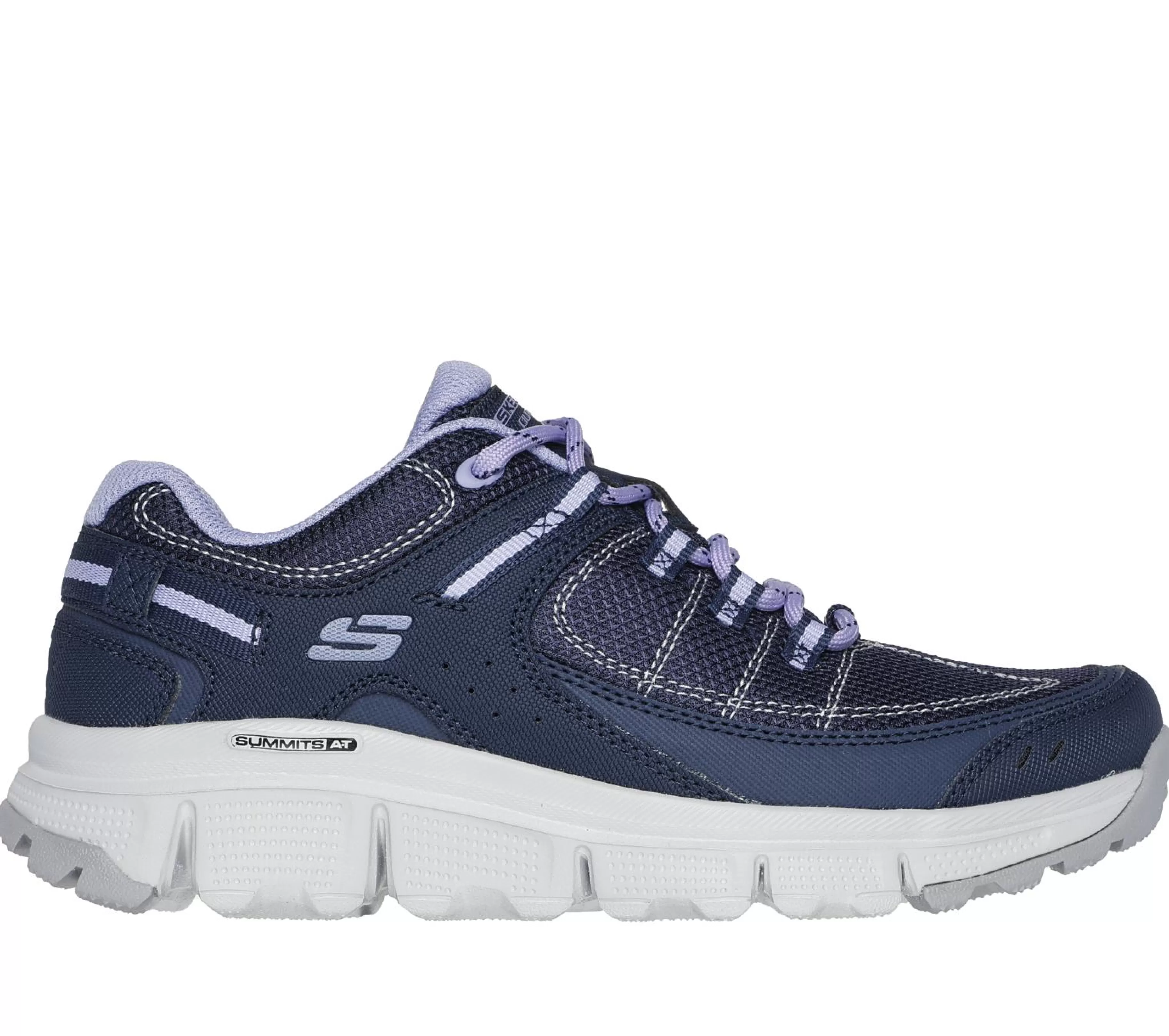 Com Atacadores | Sapatilhas | SKECHERS Summits AT - Artists Bluff NAVY / ROXO