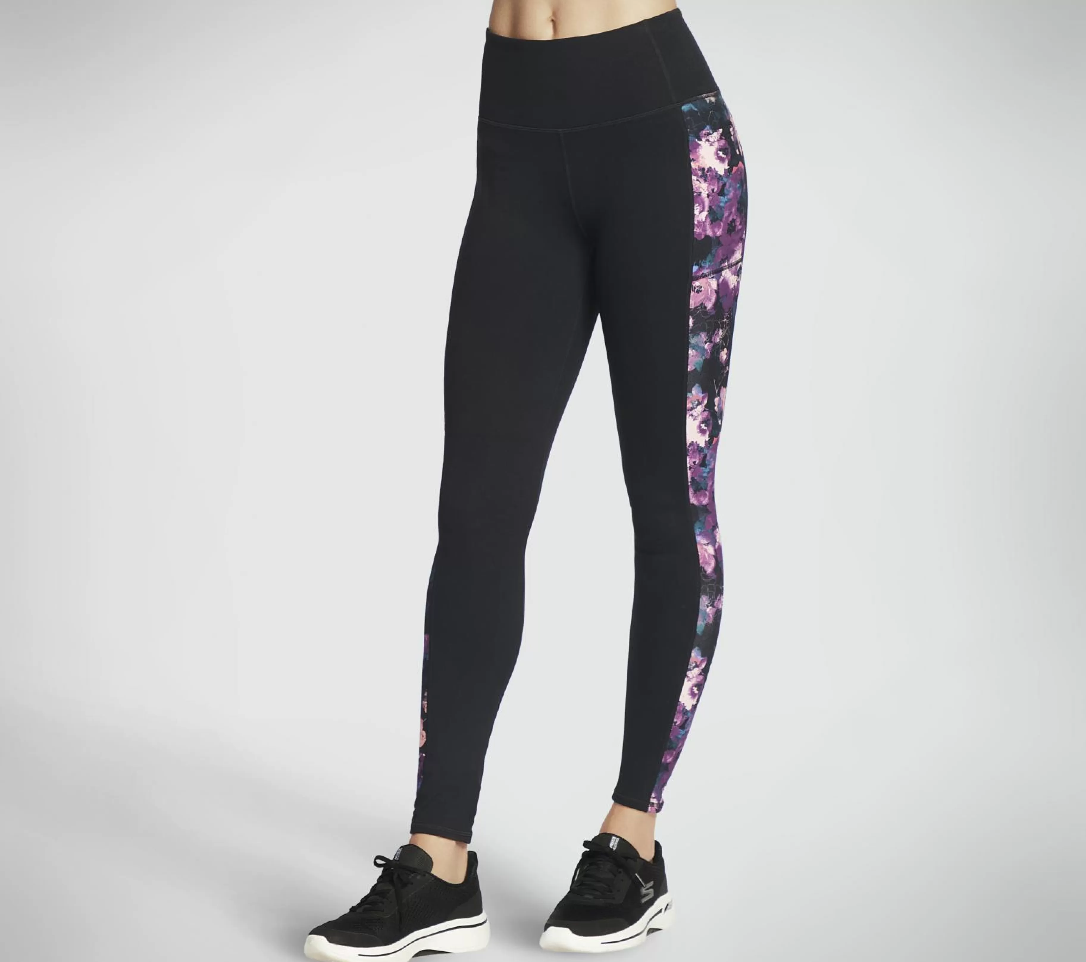 Calças | Partes De Baixo | SKECHERS The GO WALK Linear Floral FL HW Legging MULTICOR