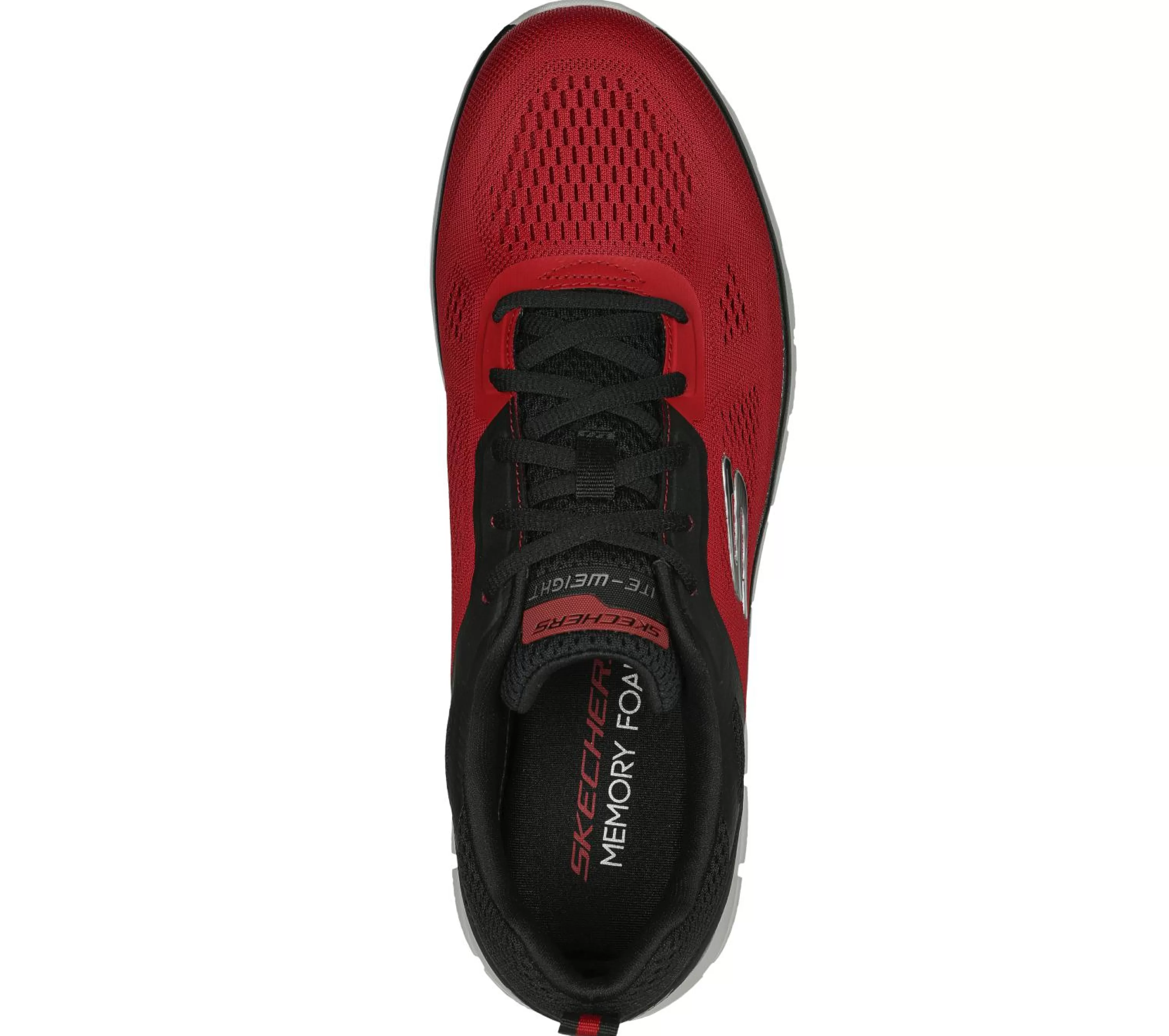 Sapatos Com Atacadores | Sapatilhas | SKECHERS Track - Broader VERMELHO / PRETO