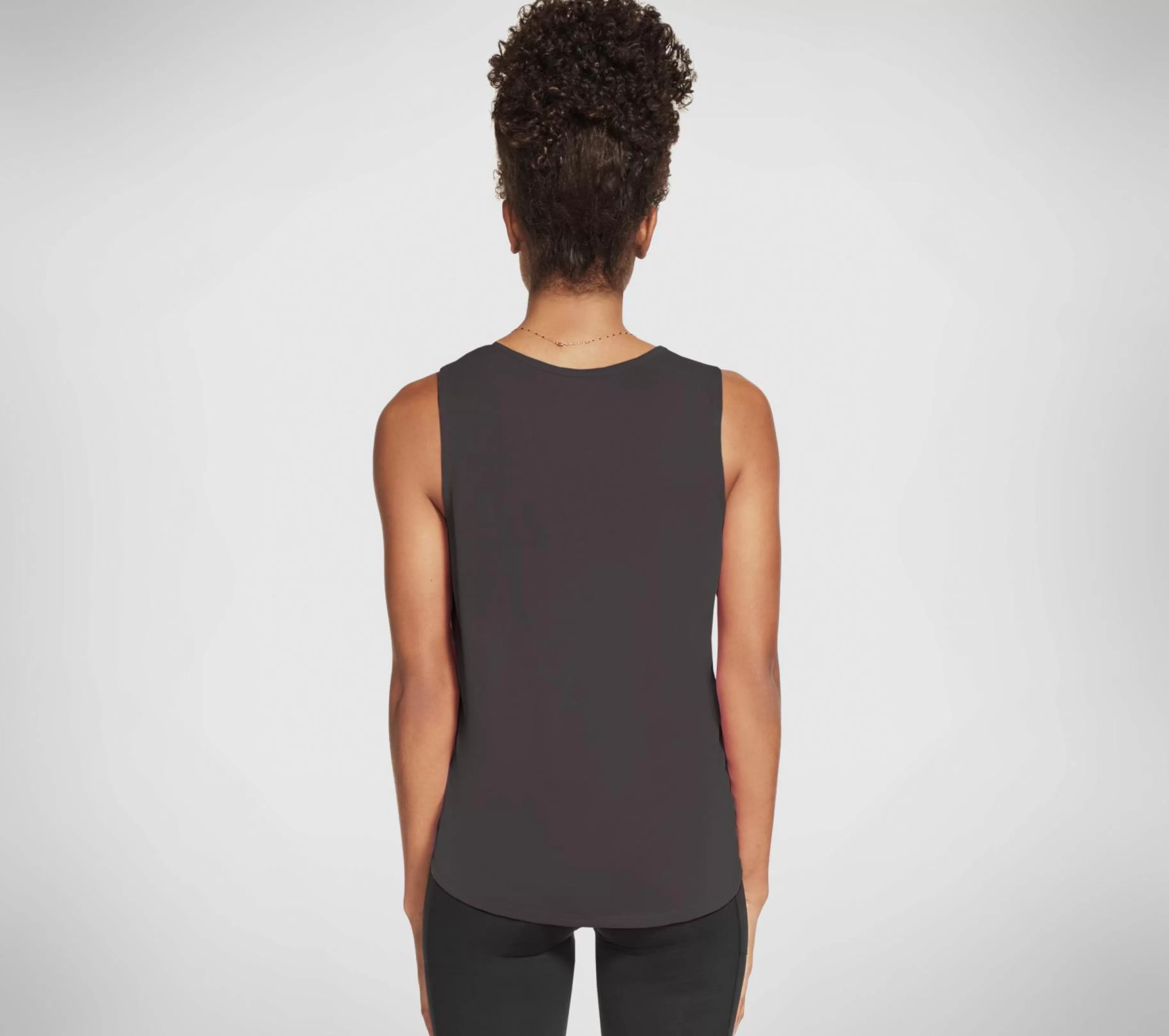 Partes De Cima | Partes De Cima | SKECHERS Tranquil Tunic Tank Top CINZENTO