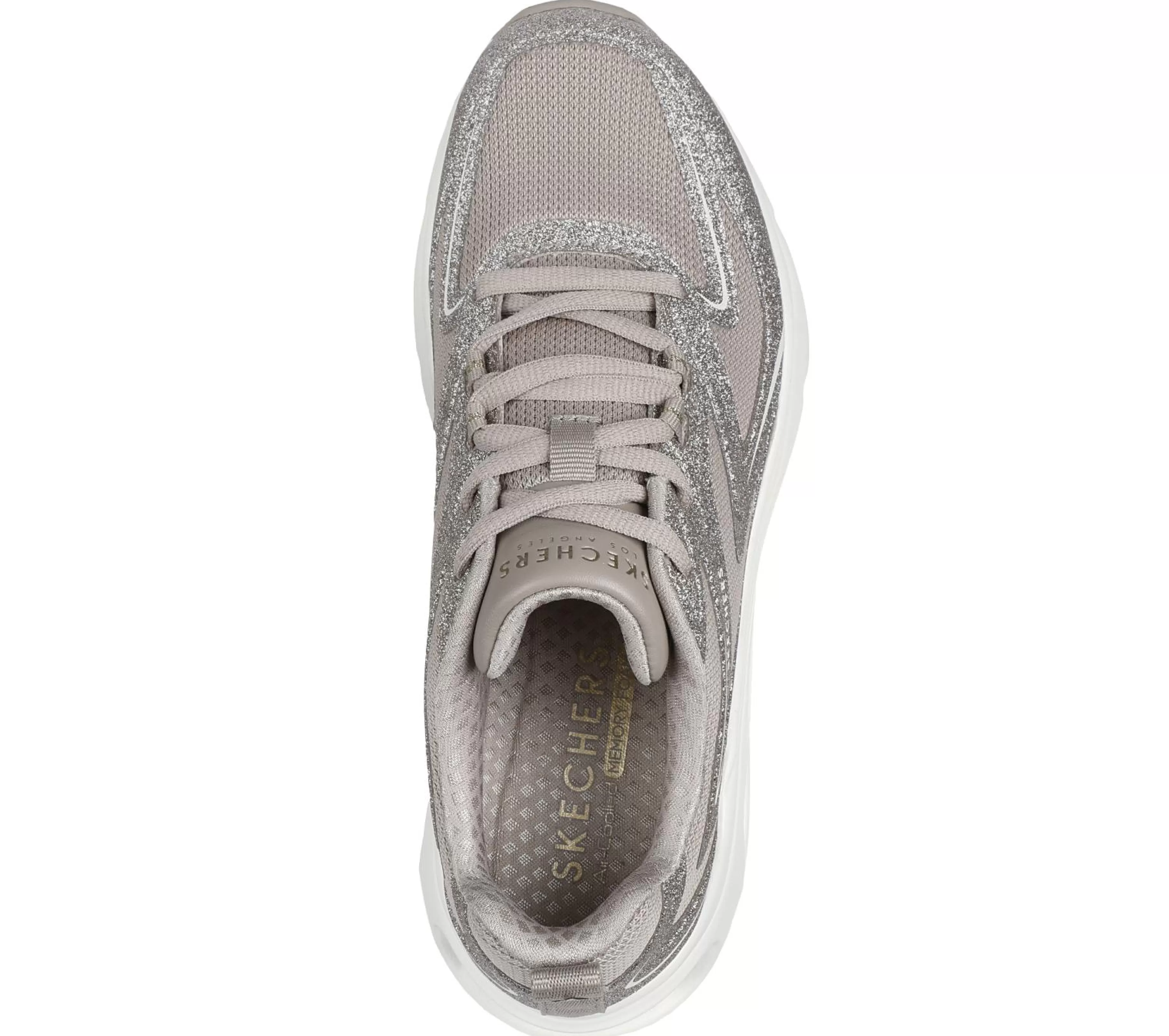 Com Atacadores | Sapatilhas Casuais | SKECHERS Tres-Air Uno - Glit-Airy TAUPE