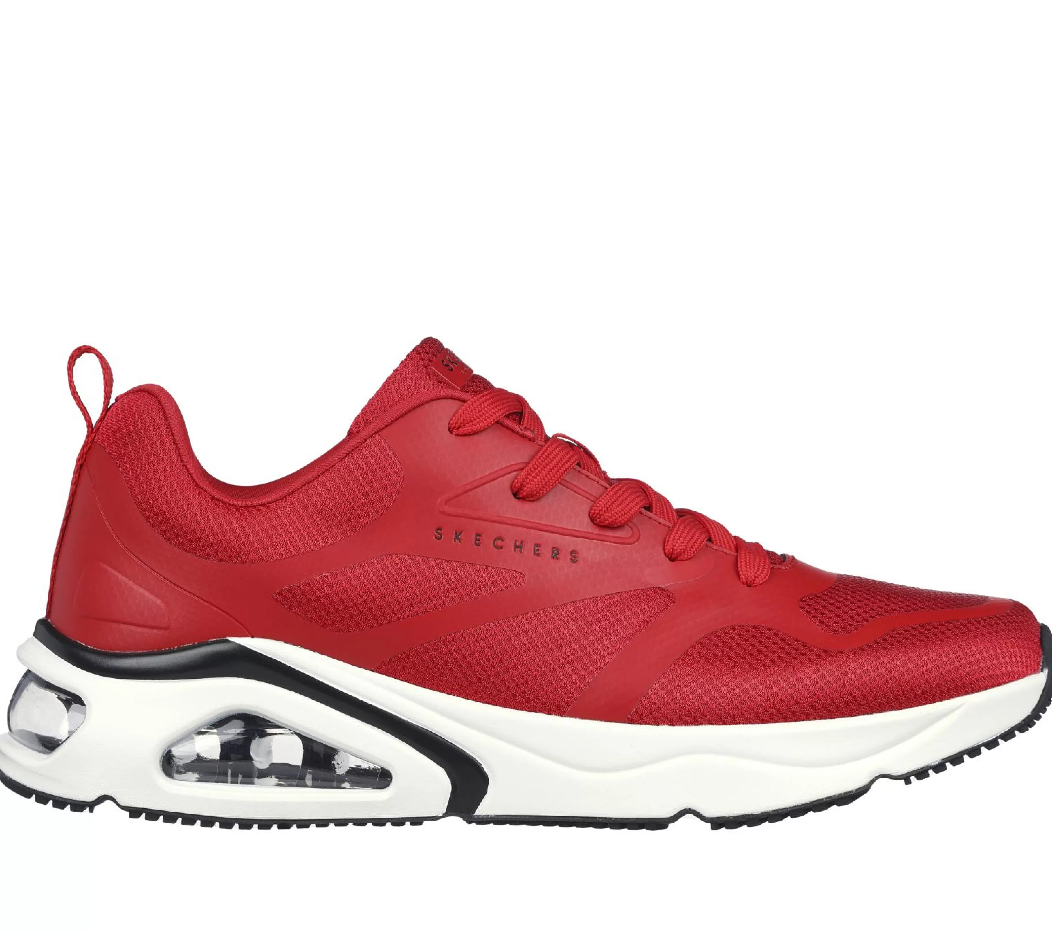 Sapatos Com Atacadores | Sapatilhas Casuais | SKECHERS Tres-Air Uno - Revolution-Airy VERMELHO