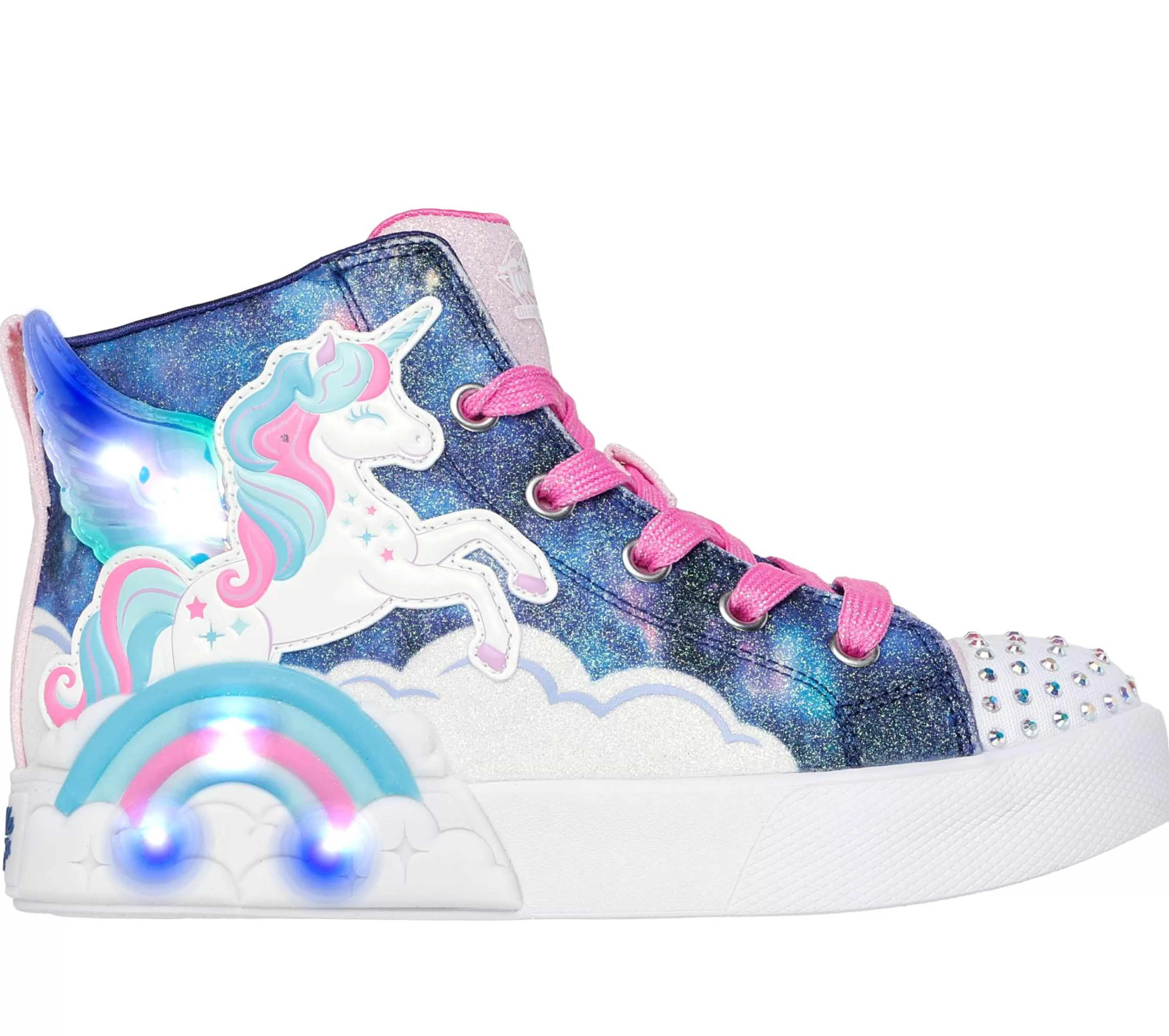 Com Atacadores | Luzes | SKECHERS Twinkle Magic NAVY / MULTICOR