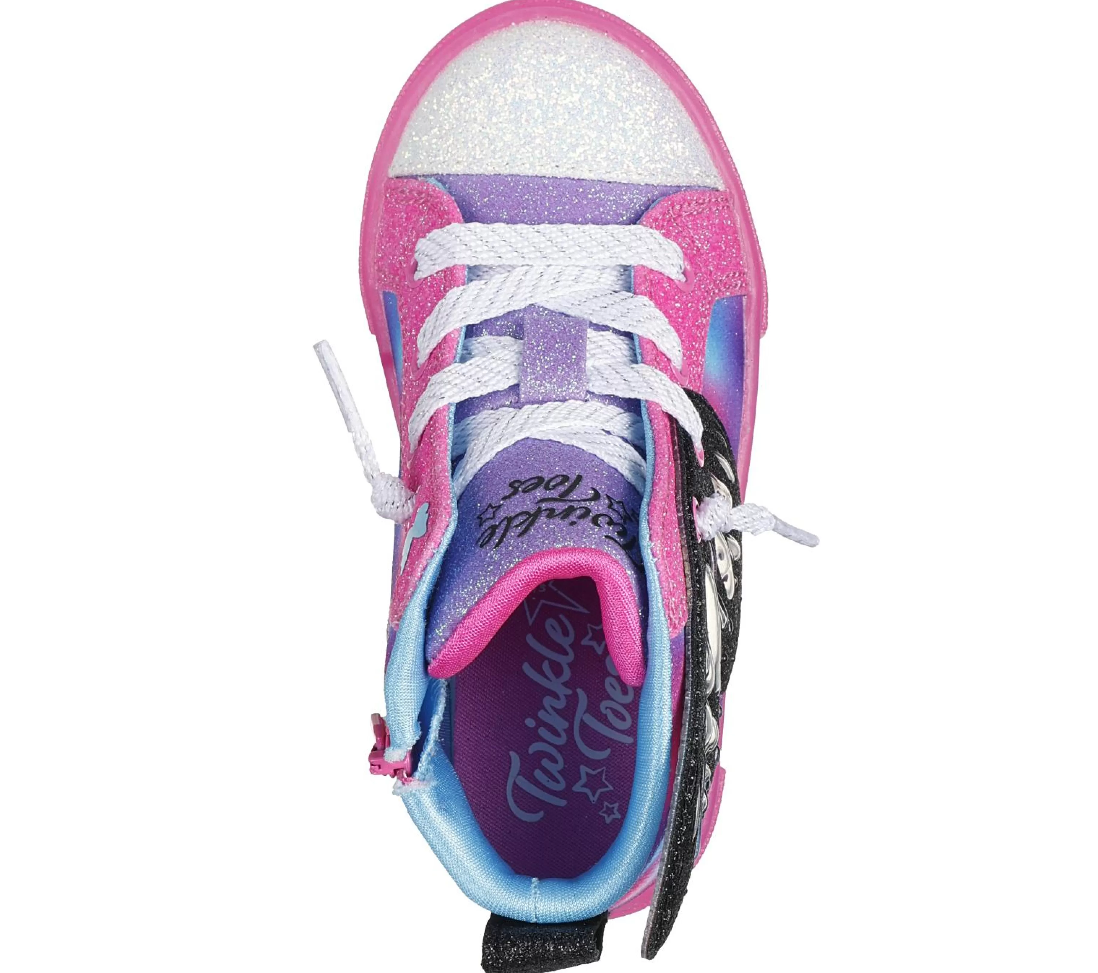 Luzes | Sapatilhas | SKECHERS Twinkle Toes: Twinkle Sparks Ice PRETO / MULTICOR