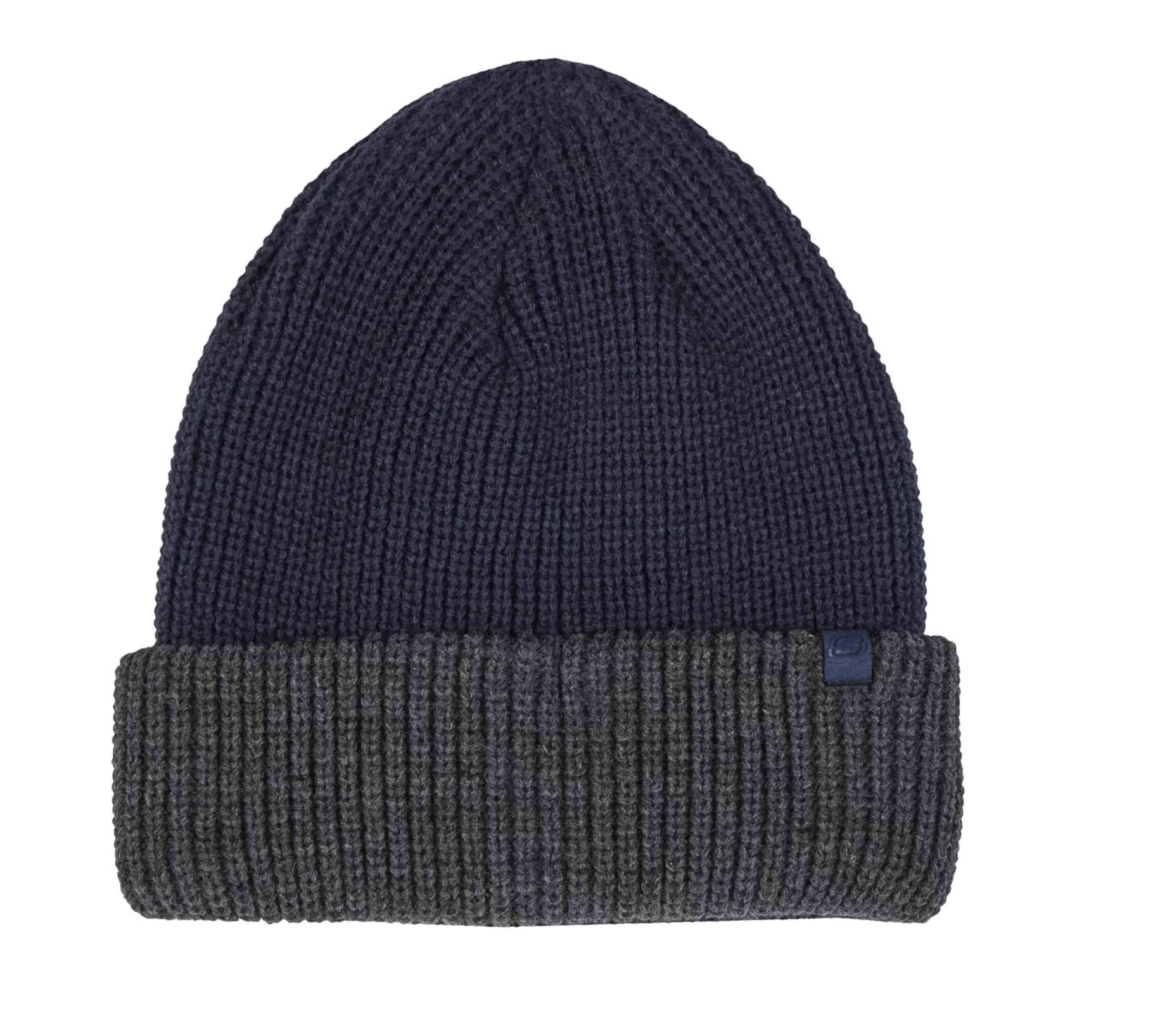 Equipamento Para O Frio | Acessórios Para A Cabeça | SKECHERS Two-toned Rib Beanie NAVY