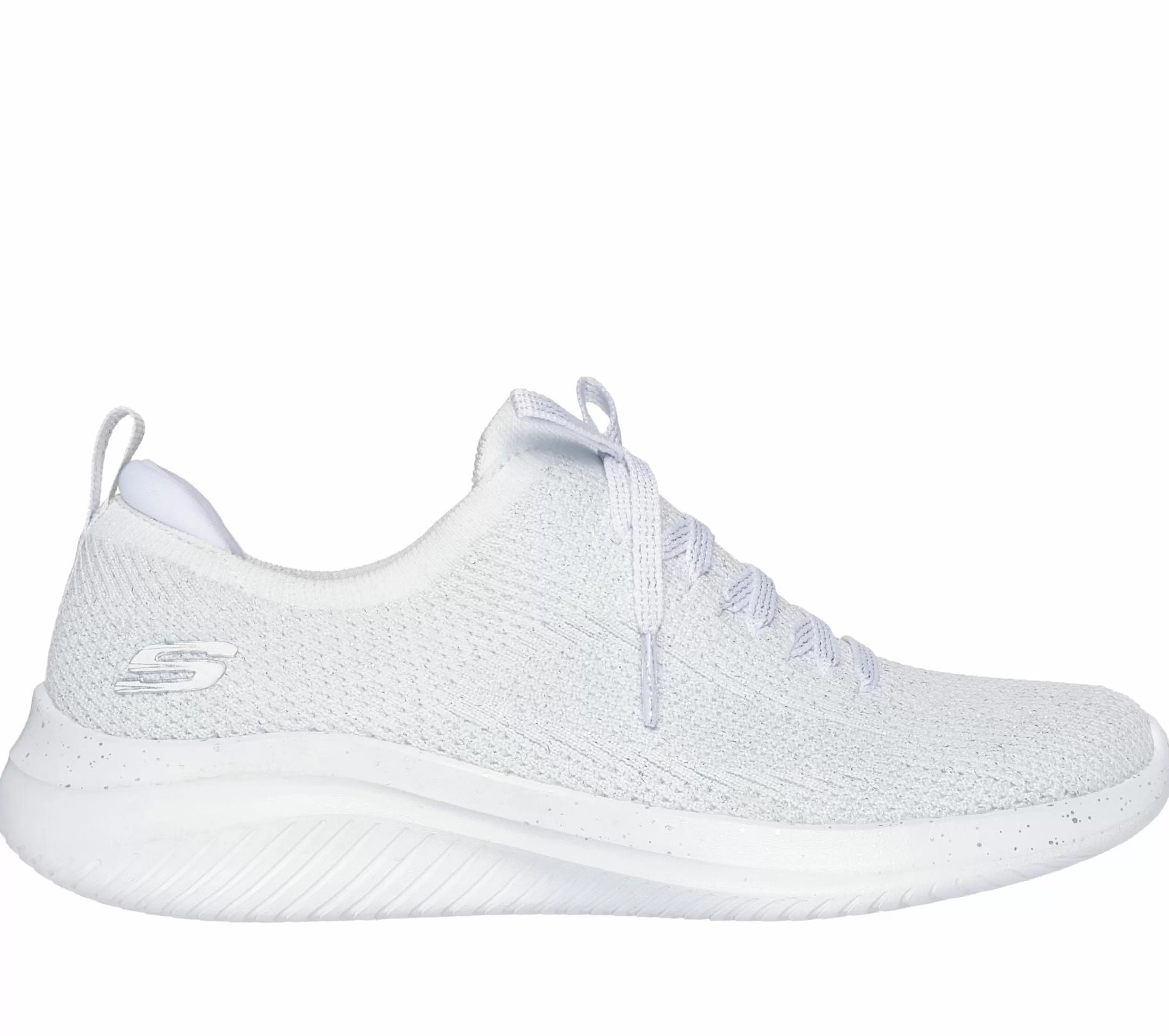 Calçado Sem Atacadores | Sapatilhas Casuais | SKECHERS Ultra Flex 3.0 - Elegant Night BRANCO / PRATEADO