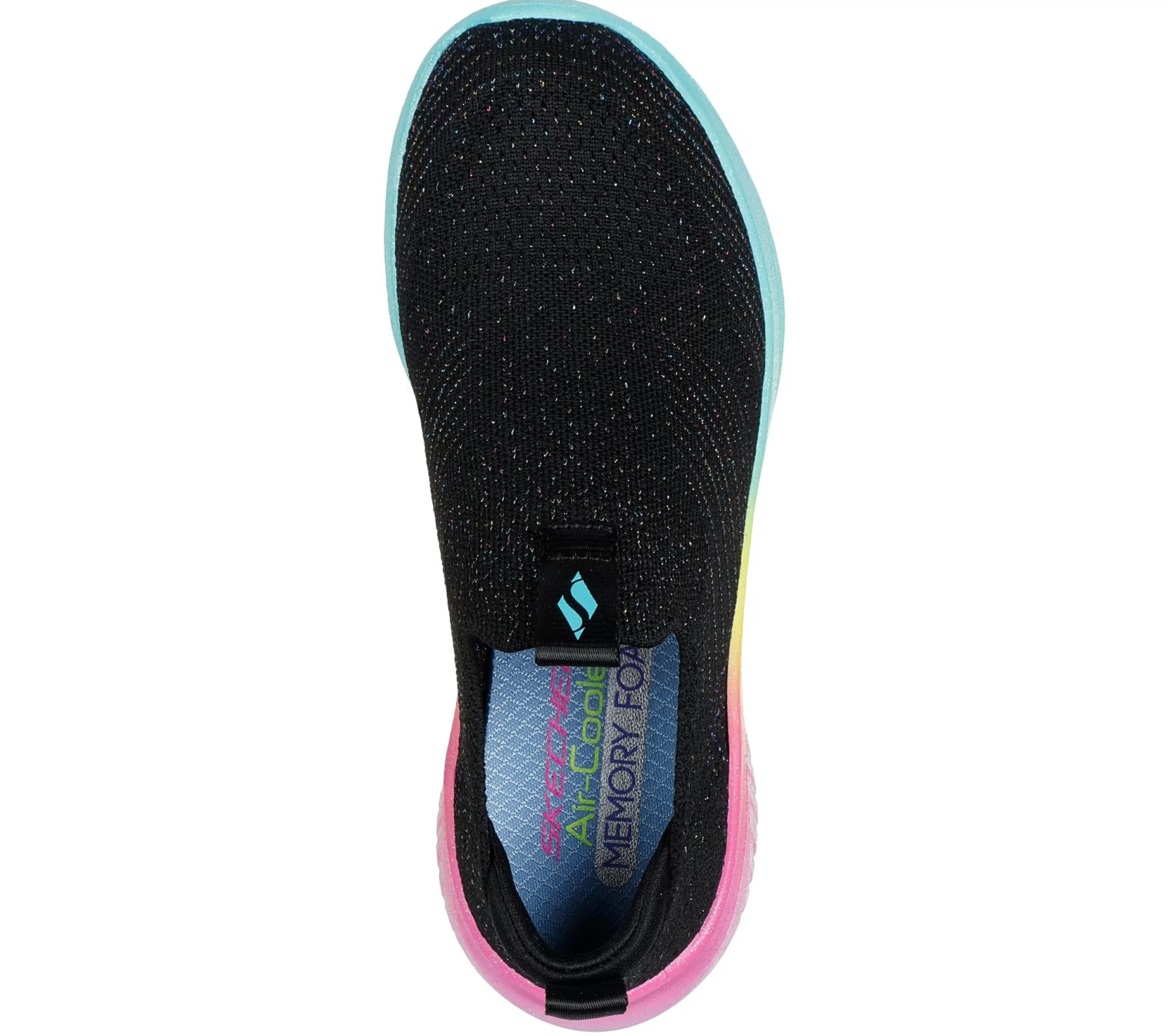 Calçado Sem Atacadores | Sapatilhas | SKECHERS Ultra Flex 3.0 - Shimmer Stroll PRETO / MULTICOR