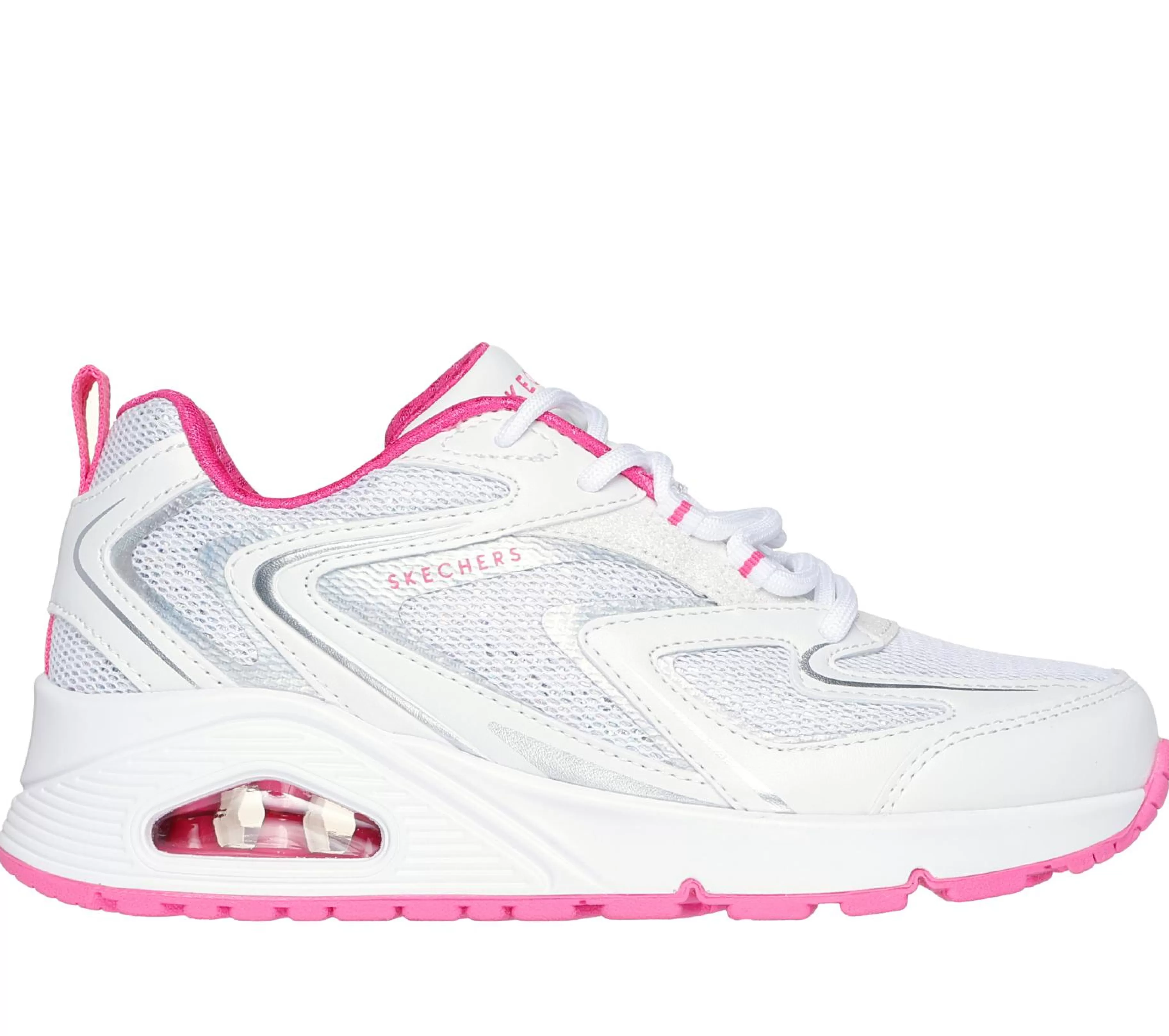 Sapatilhas | SKECHERS Uno - So Wavy BRANCO / ROSA