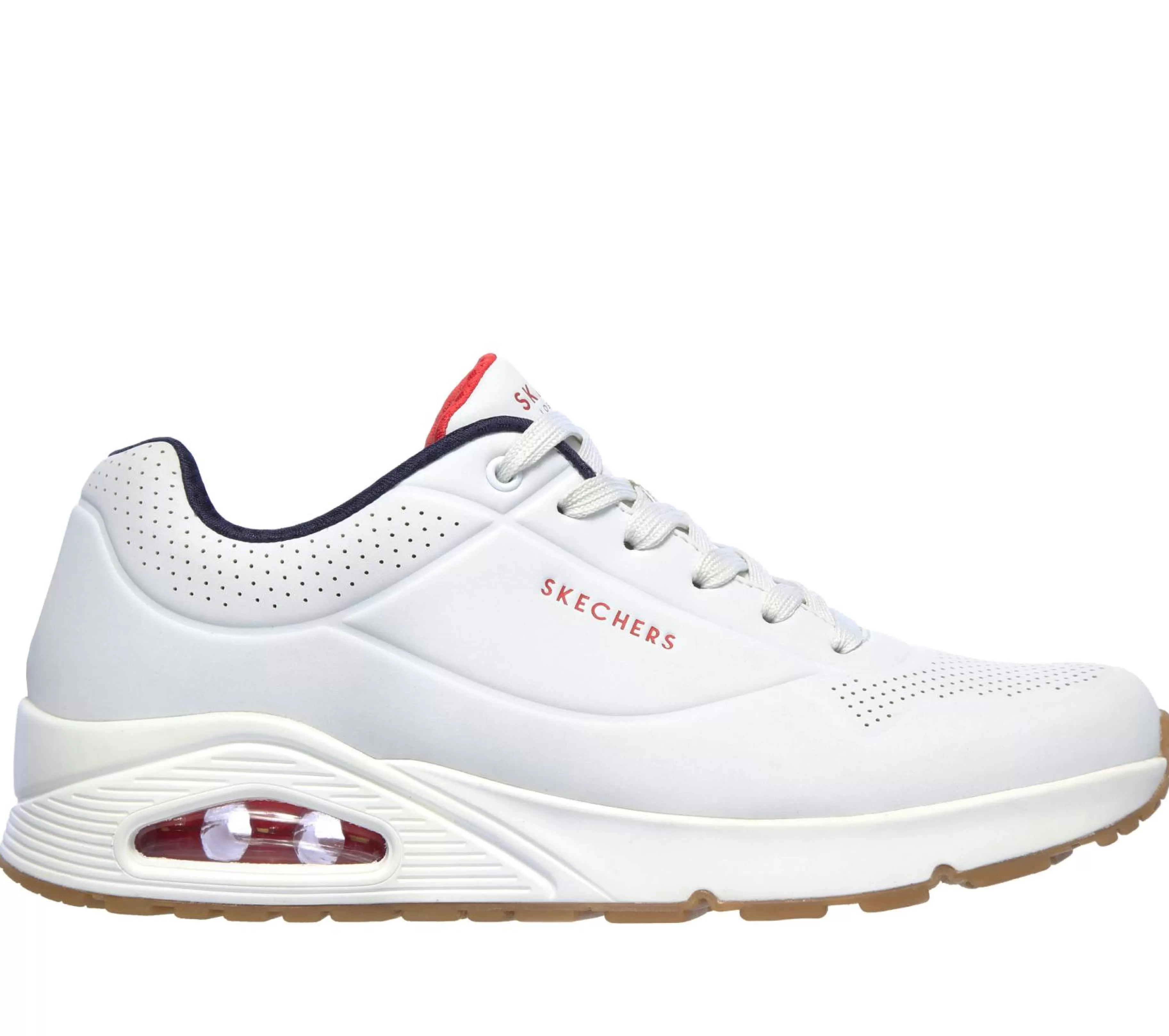 Sapatilhas Casuais | Sapatilhas | SKECHERS Uno - Stand On Air BRANCO / NAVY