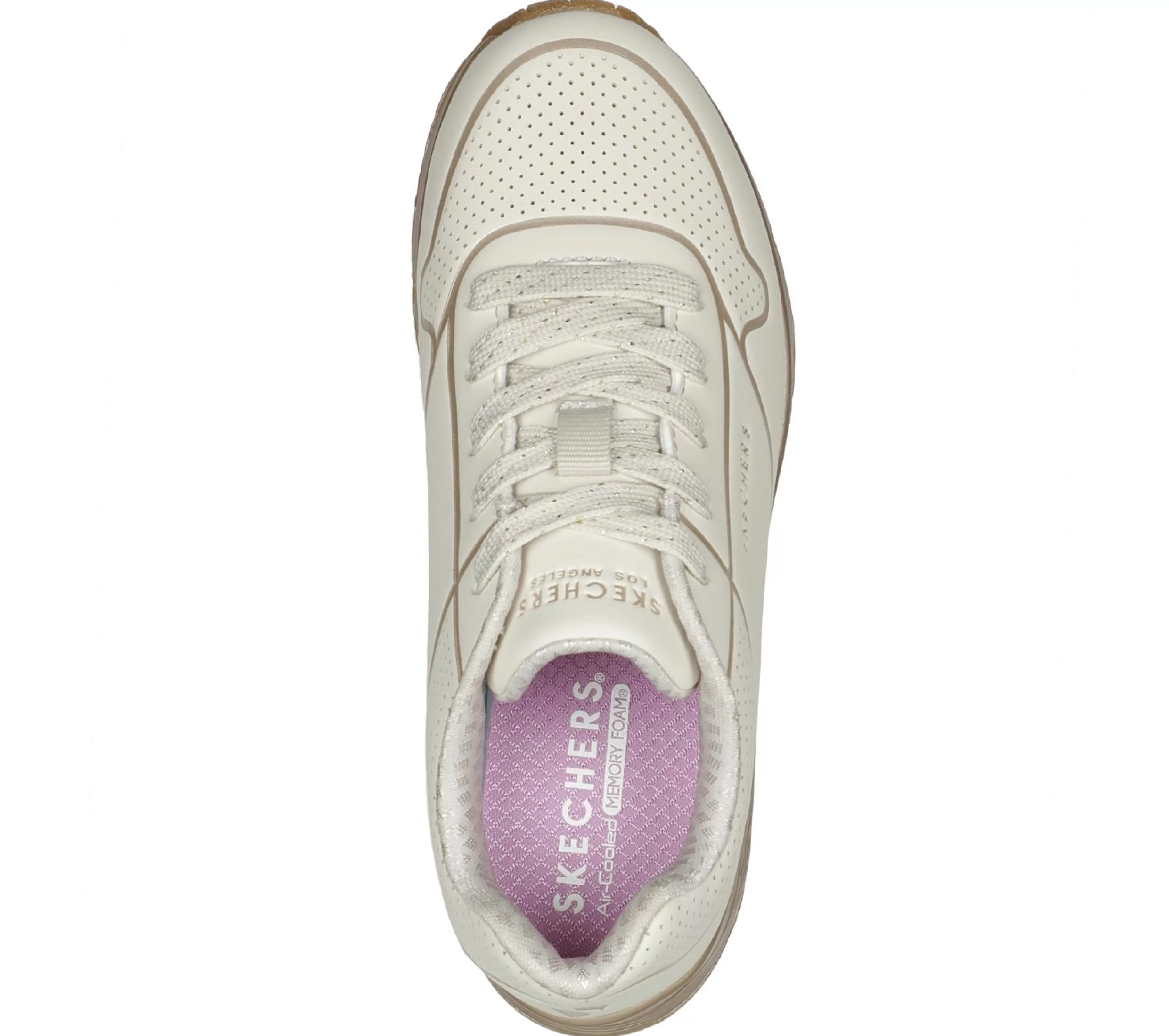 Com Atacadores | Sapatilhas | SKECHERS Uno Gen1 - Cool Heels NATURAL