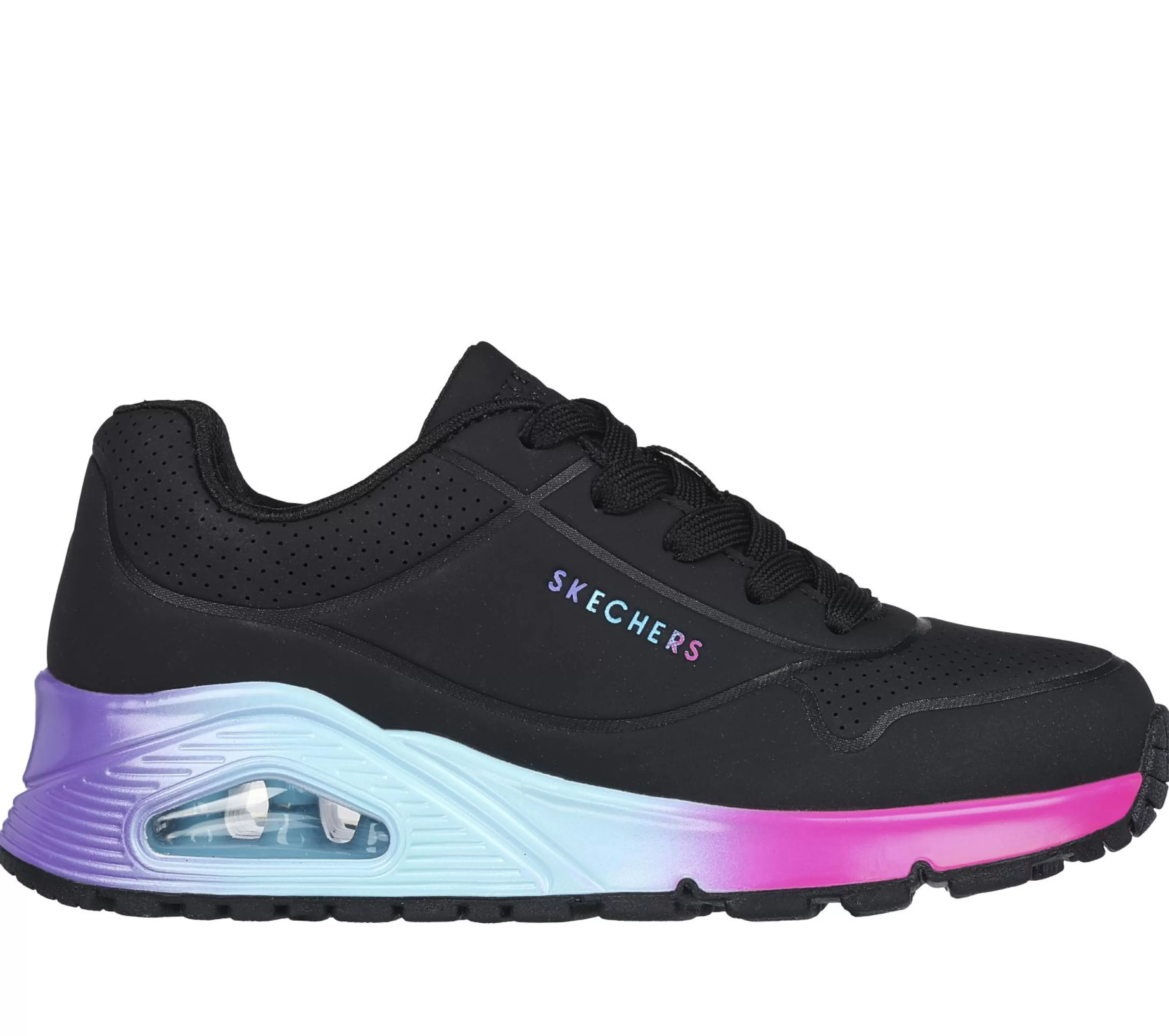 Com Atacadores | Sapatilhas | SKECHERS Uno Gen1 - Pop Of Ombre PRETO / MULTICOR