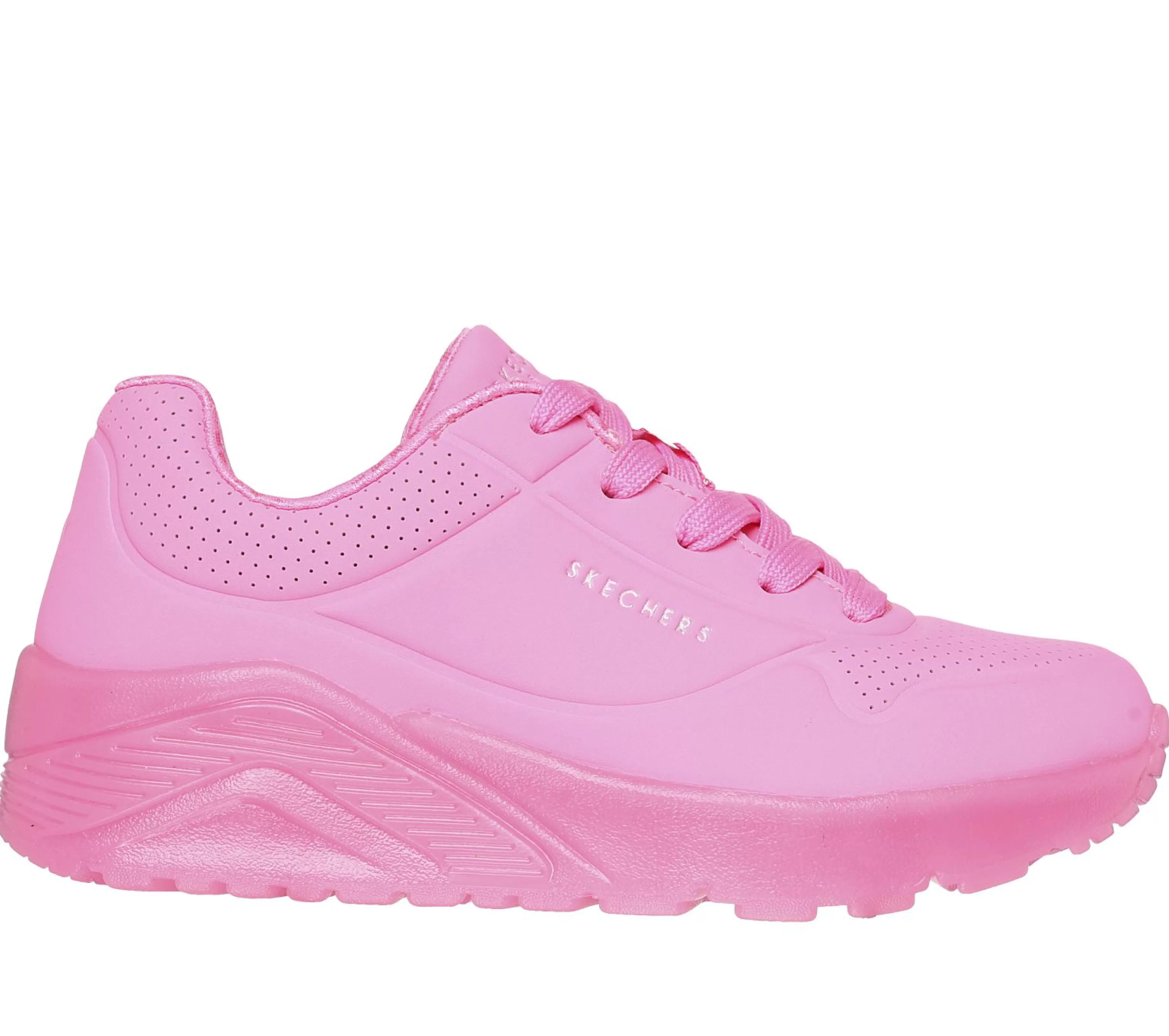 Com Atacadores | Sapatilhas | SKECHERS Uno Ice ROSA NEON