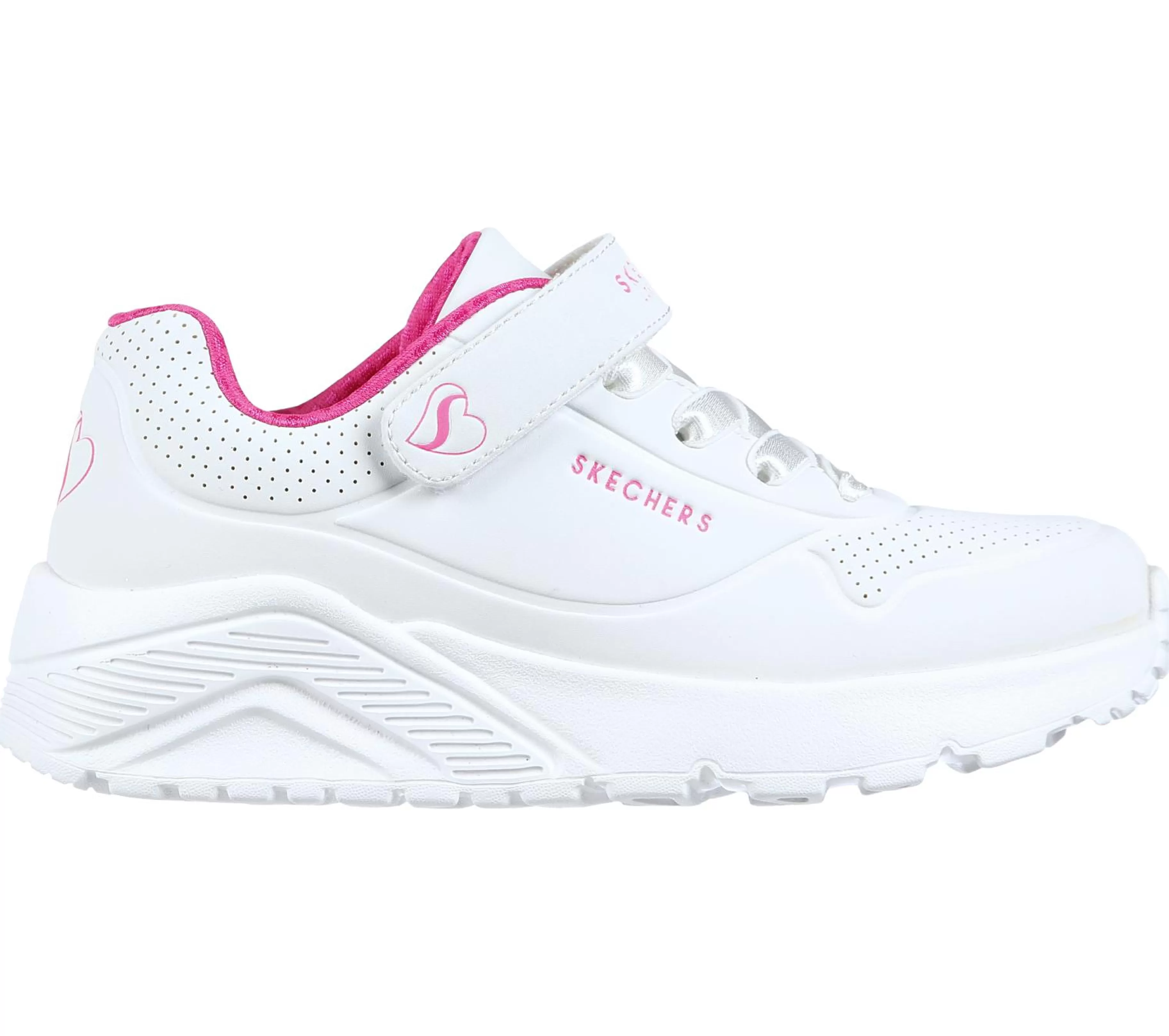 Sapatilhas | SKECHERS Uno Lite BRANCO / ROSA CHOQUE