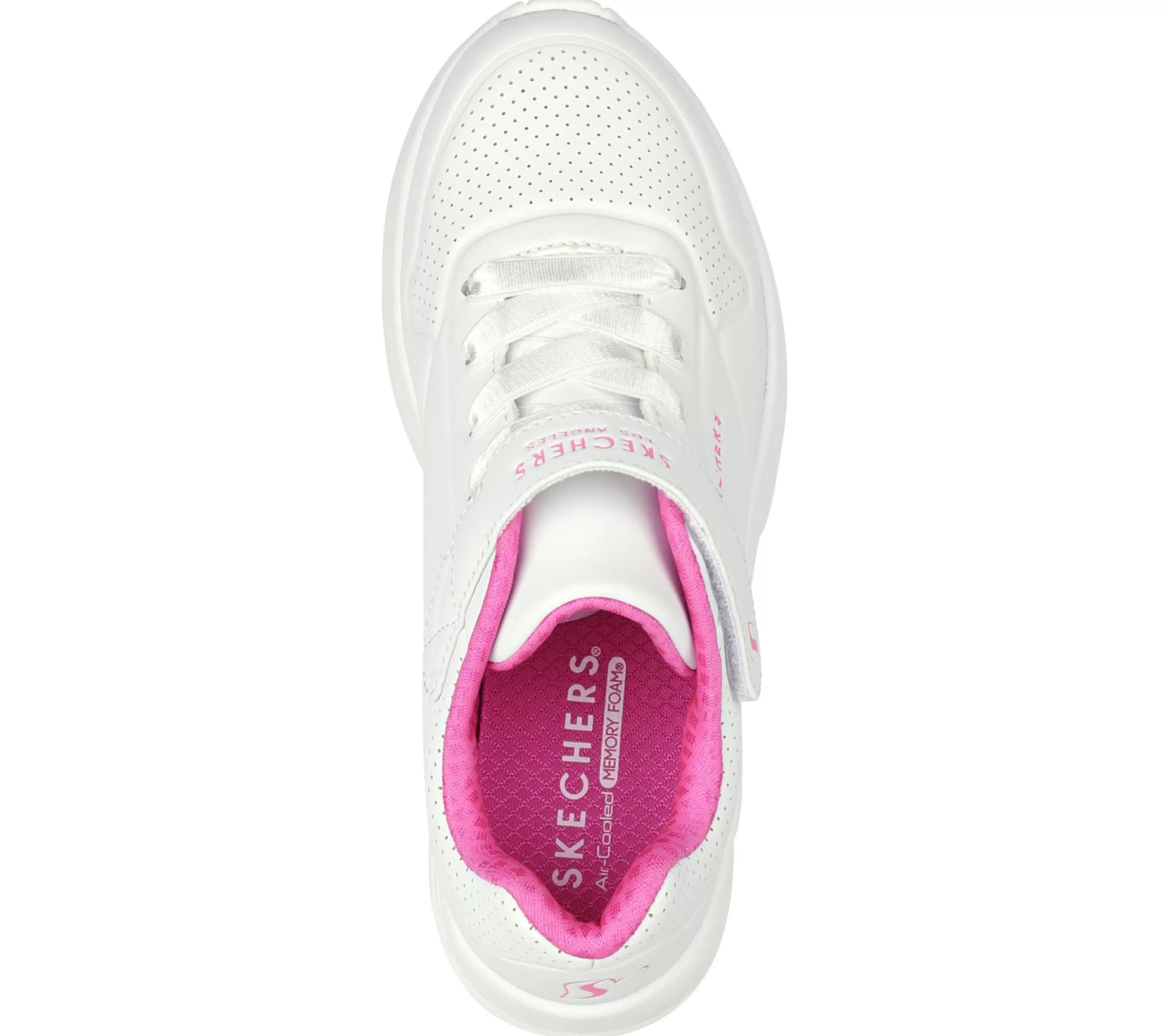 Sapatilhas | SKECHERS Uno Lite BRANCO / ROSA CHOQUE