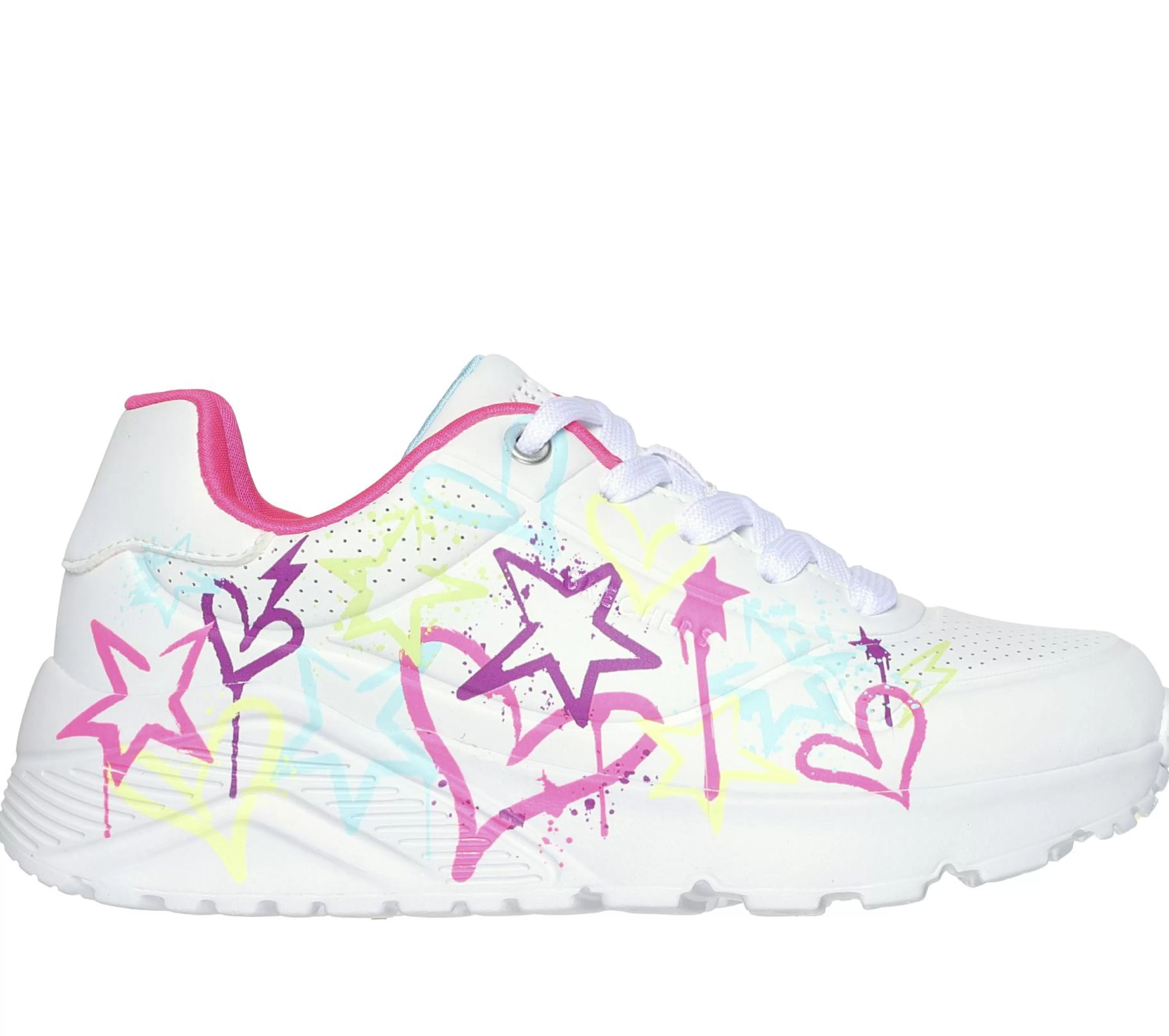 Sapatilhas | SKECHERS Uno Lite - My Drip BRANCO / MULTICOR